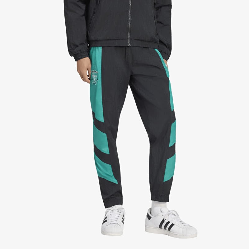 adidas Liverpool FC EQT Track Pants Black/ Equipment Green