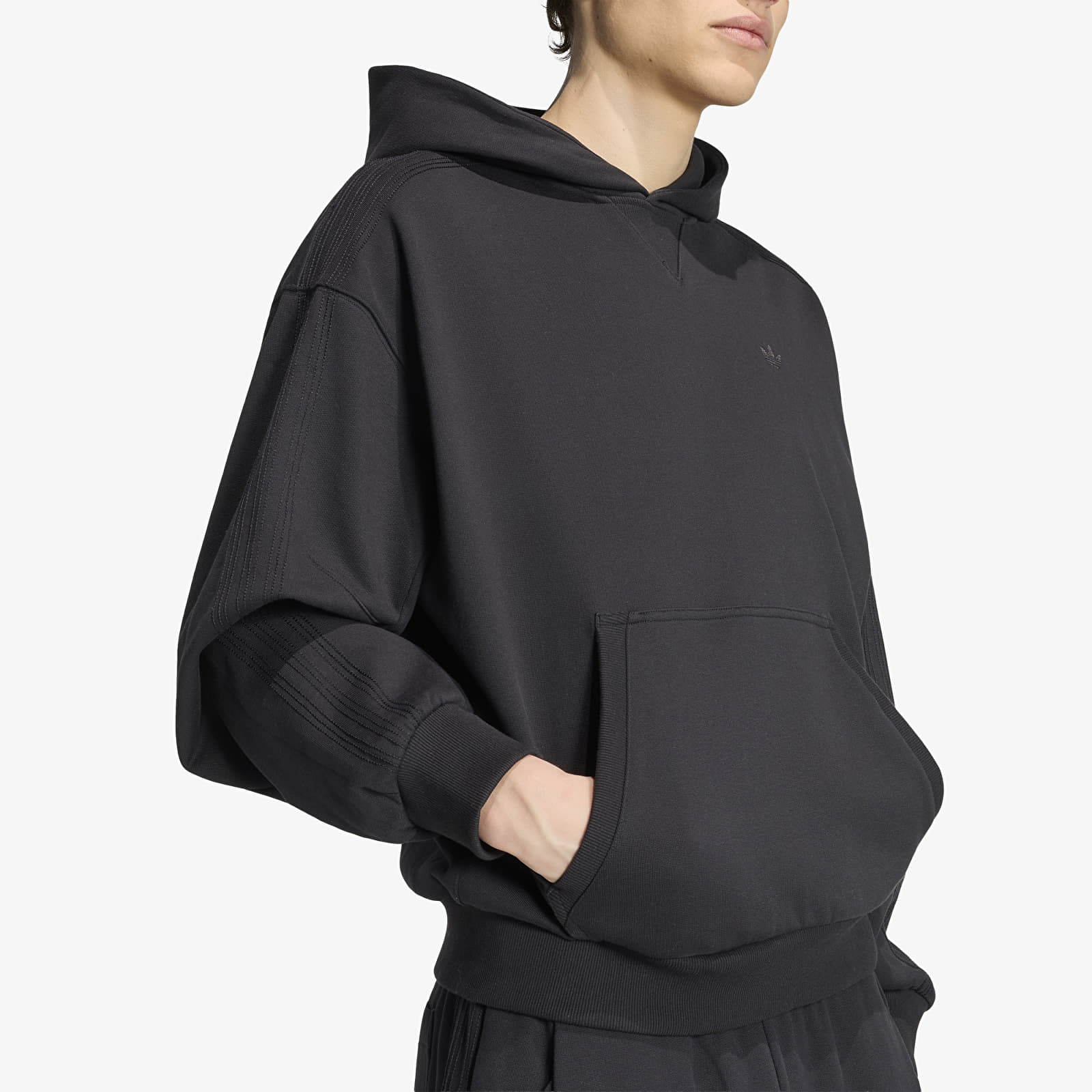 Férfi kapucnis pulcsik adidas Premium Essentials Hoodie Black