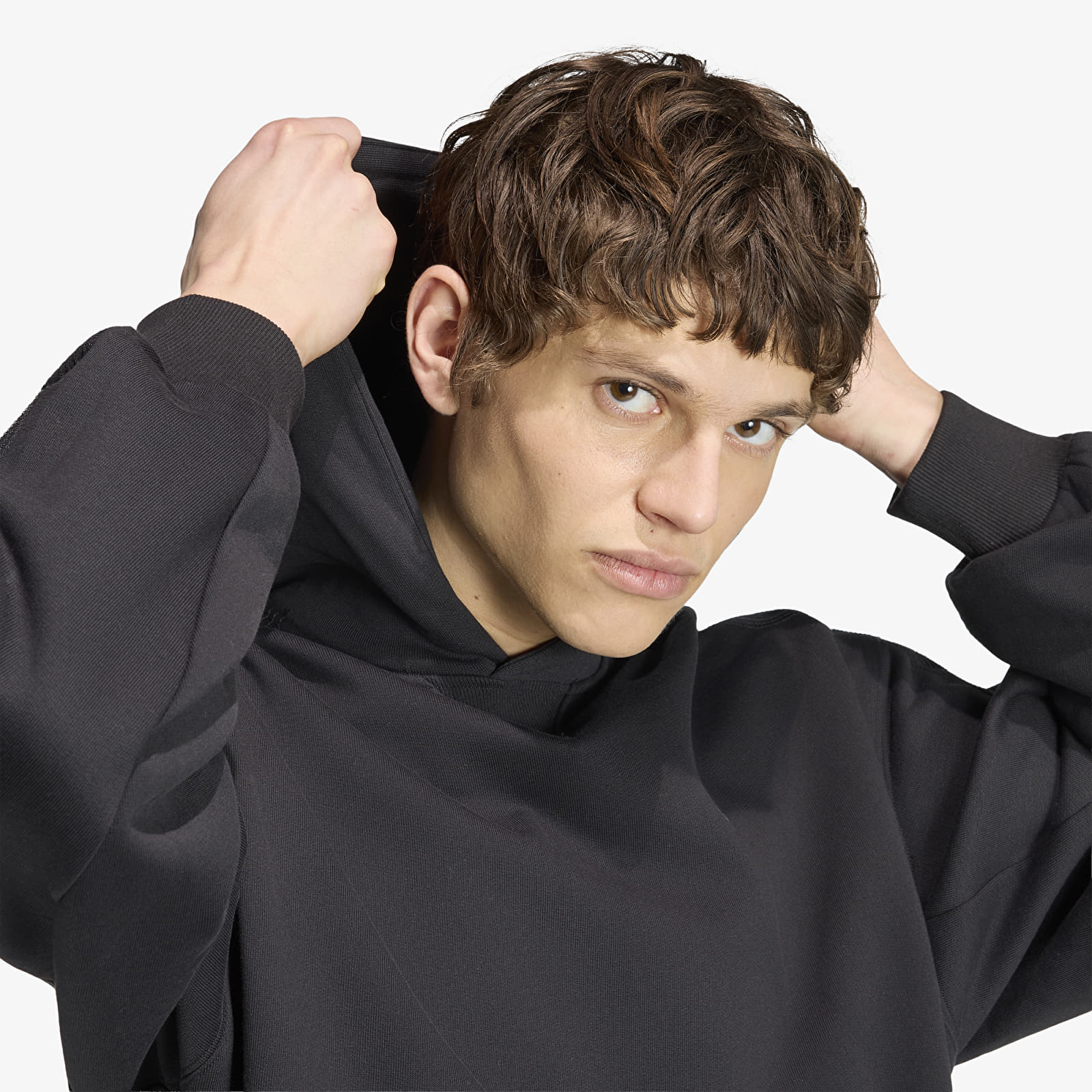 Férfi kapucnis pulcsik adidas Premium Essentials Hoodie Black