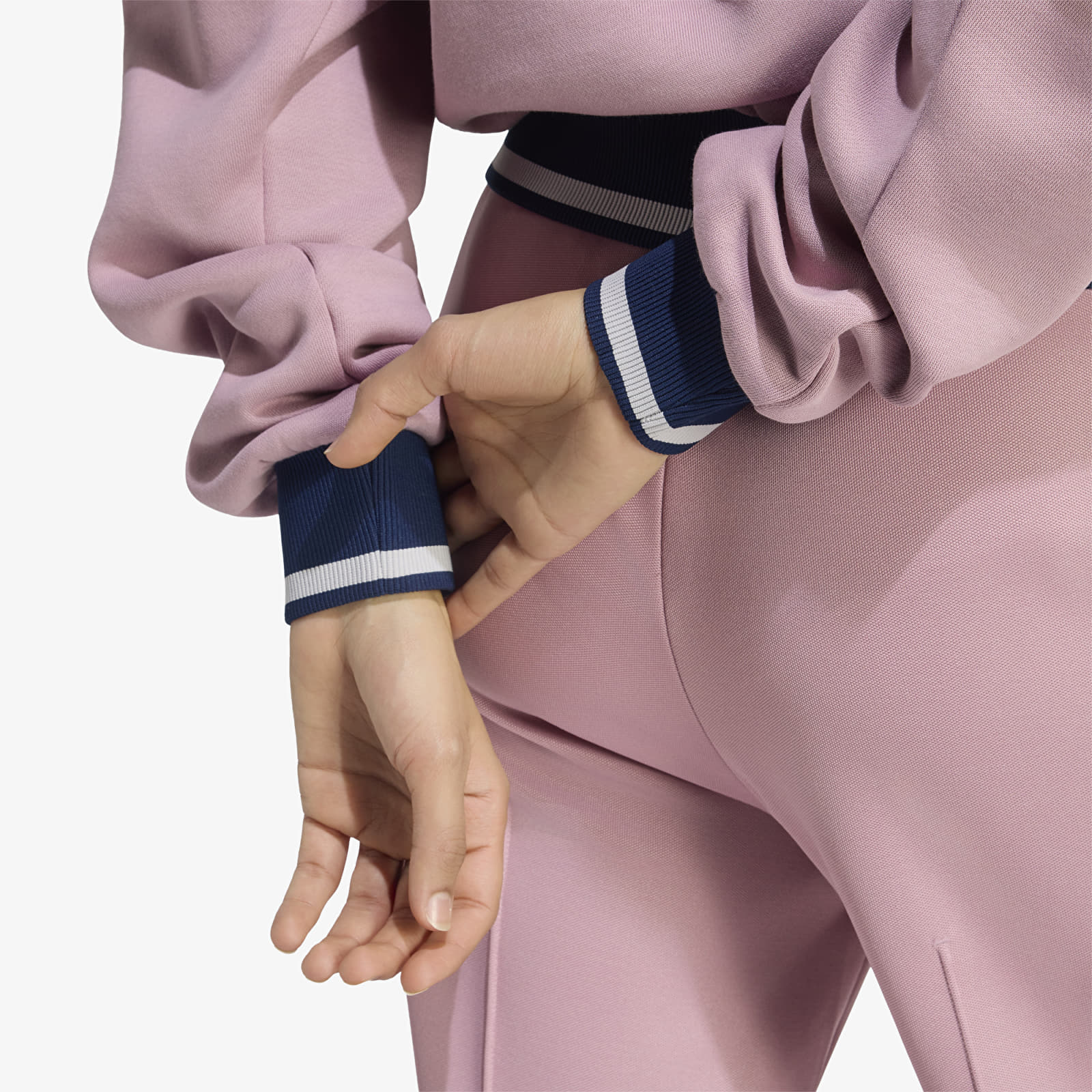 Hoodies and sweatshirts  adidas Engineered Rib Crew Magic Mauve/ Night Indigo/ Grey Two