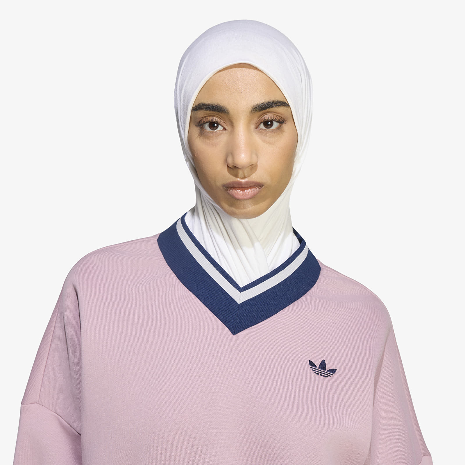 Hoodies and sweatshirts  adidas Engineered Rib Crew Magic Mauve/ Night Indigo/ Grey Two