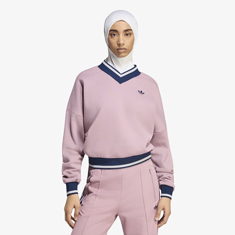 Sweatshirt adidas Engineered Rib Crew Magic Mauve/ Night Indigo/ Grey Two