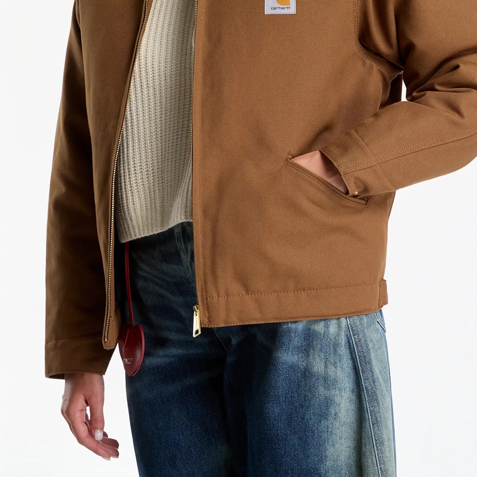Vestes pour hommes Carhartt WIP OG Detroit Jacket Wip H Brown/ Tobacco UNISEX