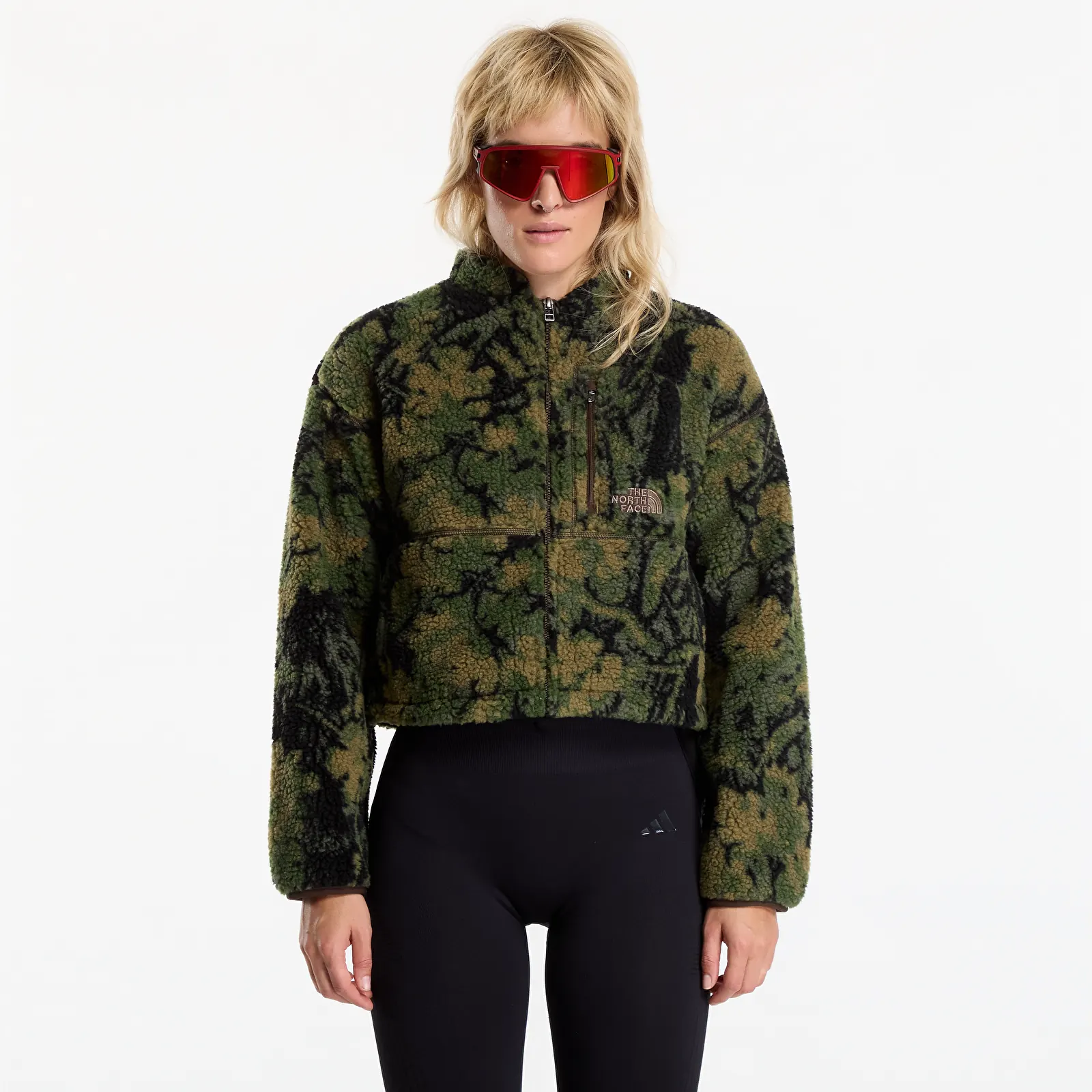 Women's jackets The North Face Extreme Pile 2 FZ Jacket Woodland Green