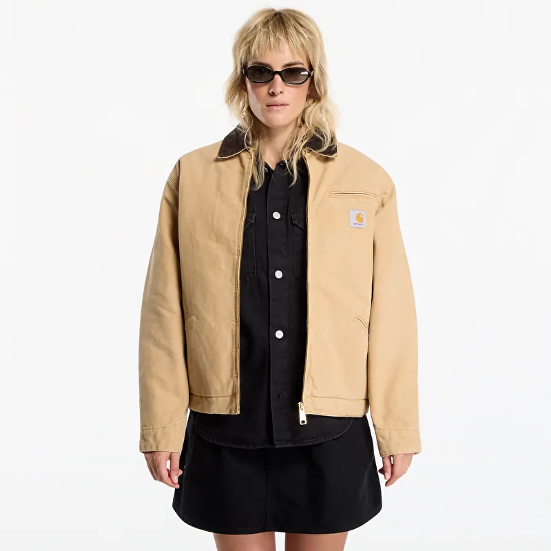 Veste Carhartt WIP OG Detroit Jacket UNISEX WIP Dusty H/ Tobacco Stone Canvas