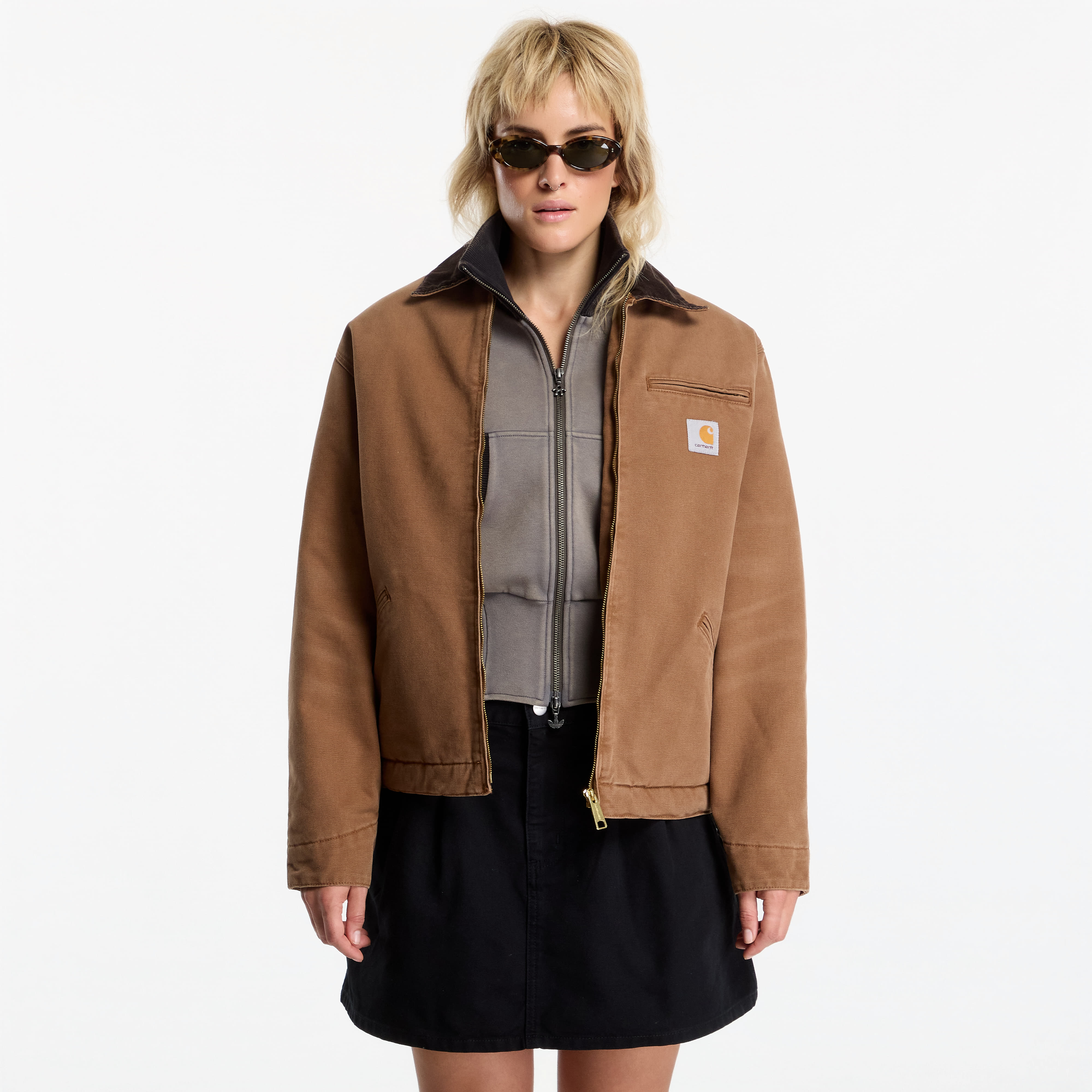 Яке Carhartt WIP OG Detroit Jacket UNISEX WIP H Brown/ Tobacco Stone Canvas S
