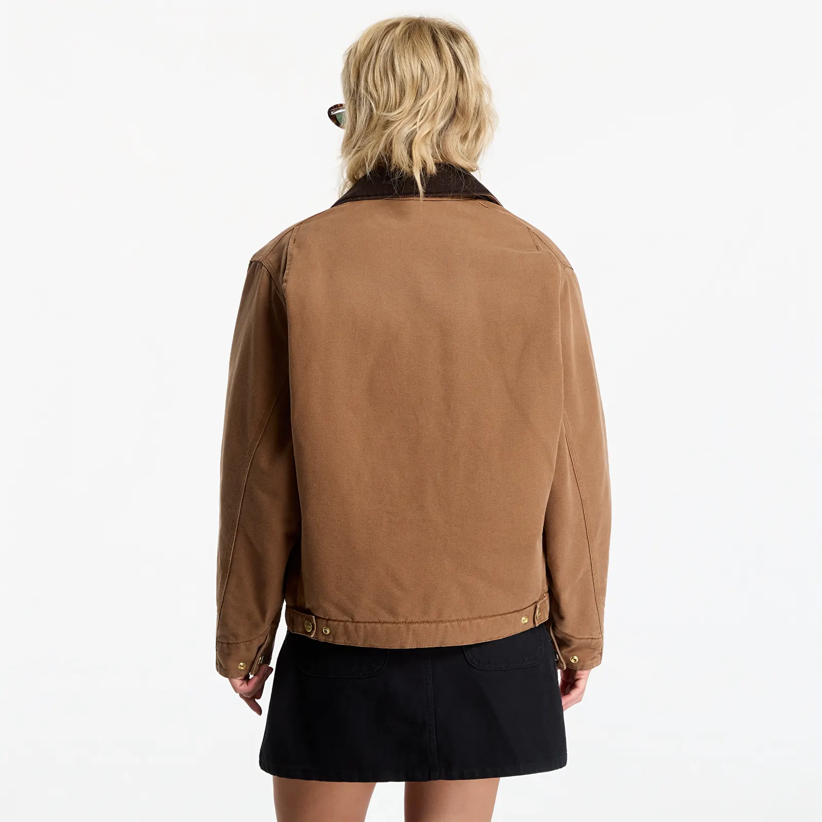 Vestes pour hommes Carhartt WIP OG Detroit Jacket UNISEX WIP H Brown/ Tobacco Stone Canvas