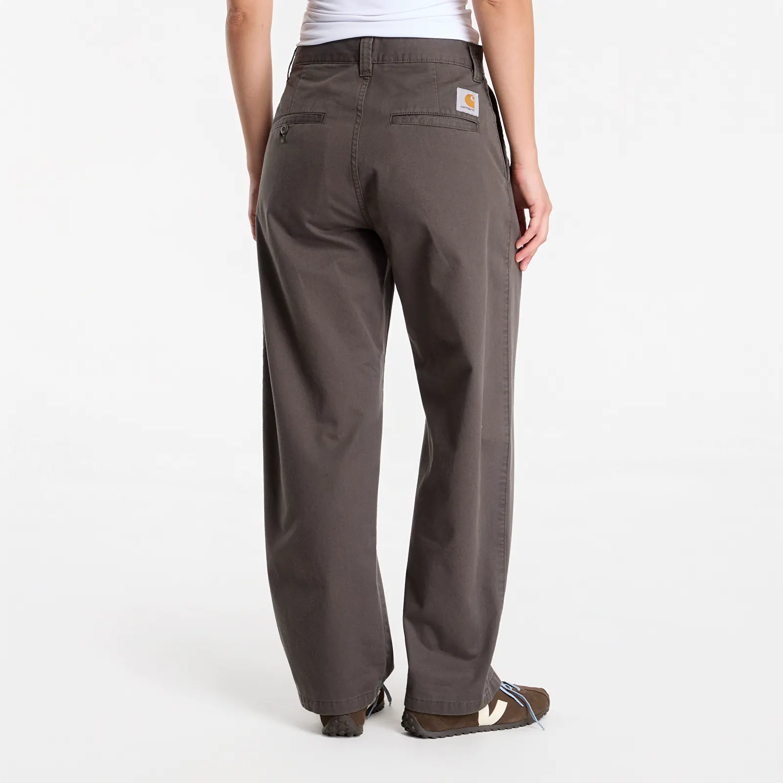 Pantalons homme Carhartt WIP Brady Pant UNISEX Shungite Stone Washed