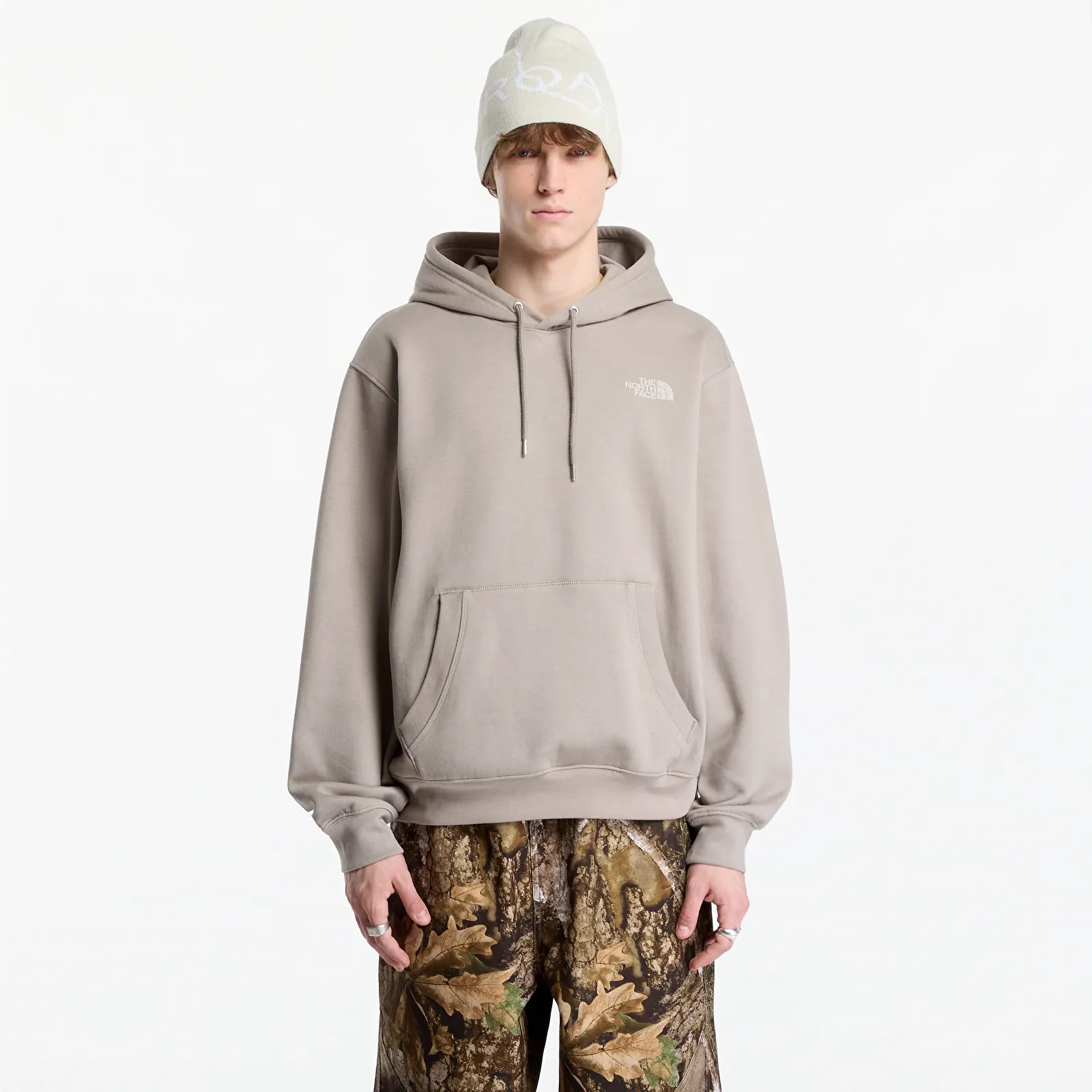 Sweatshirts för män The North Face Hoodie Relaxed - Ski UNISEX Stone Slab
