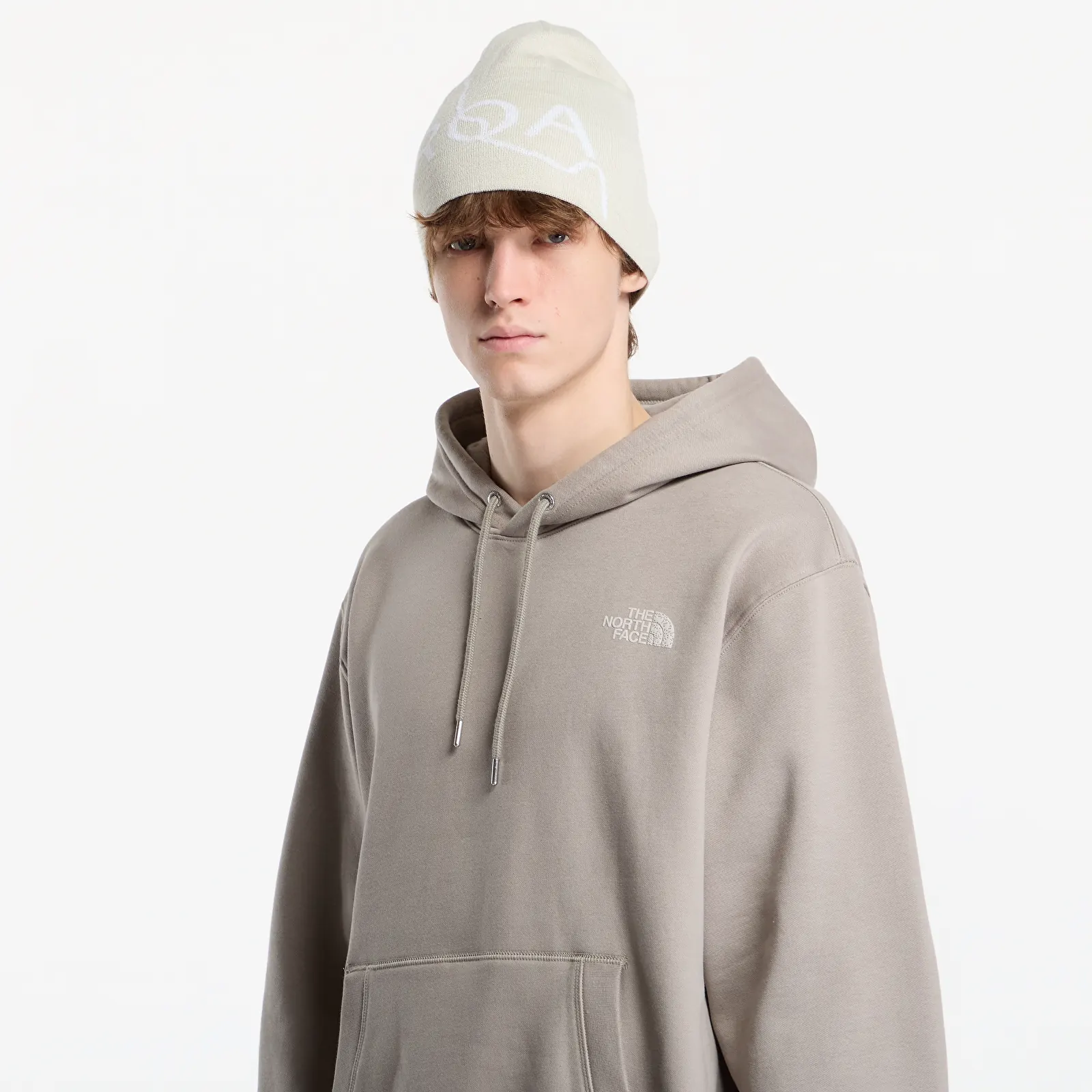 Sweatshirts för män The North Face Hoodie Relaxed - Ski UNISEX Stone Slab
