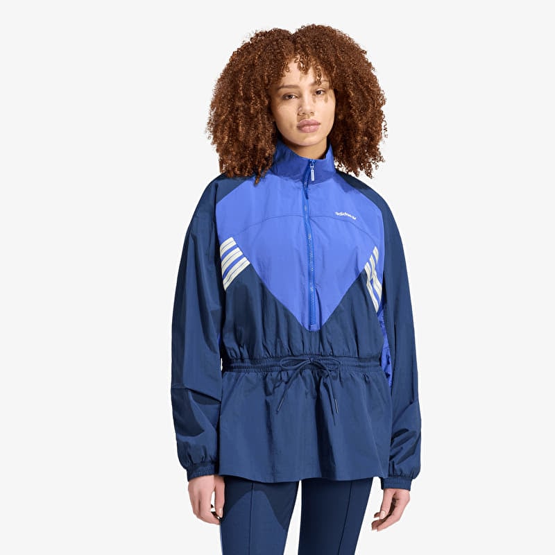 Μπουφάν adidas Cutline Half Zip Dress Bold Blue/ Night Indigo