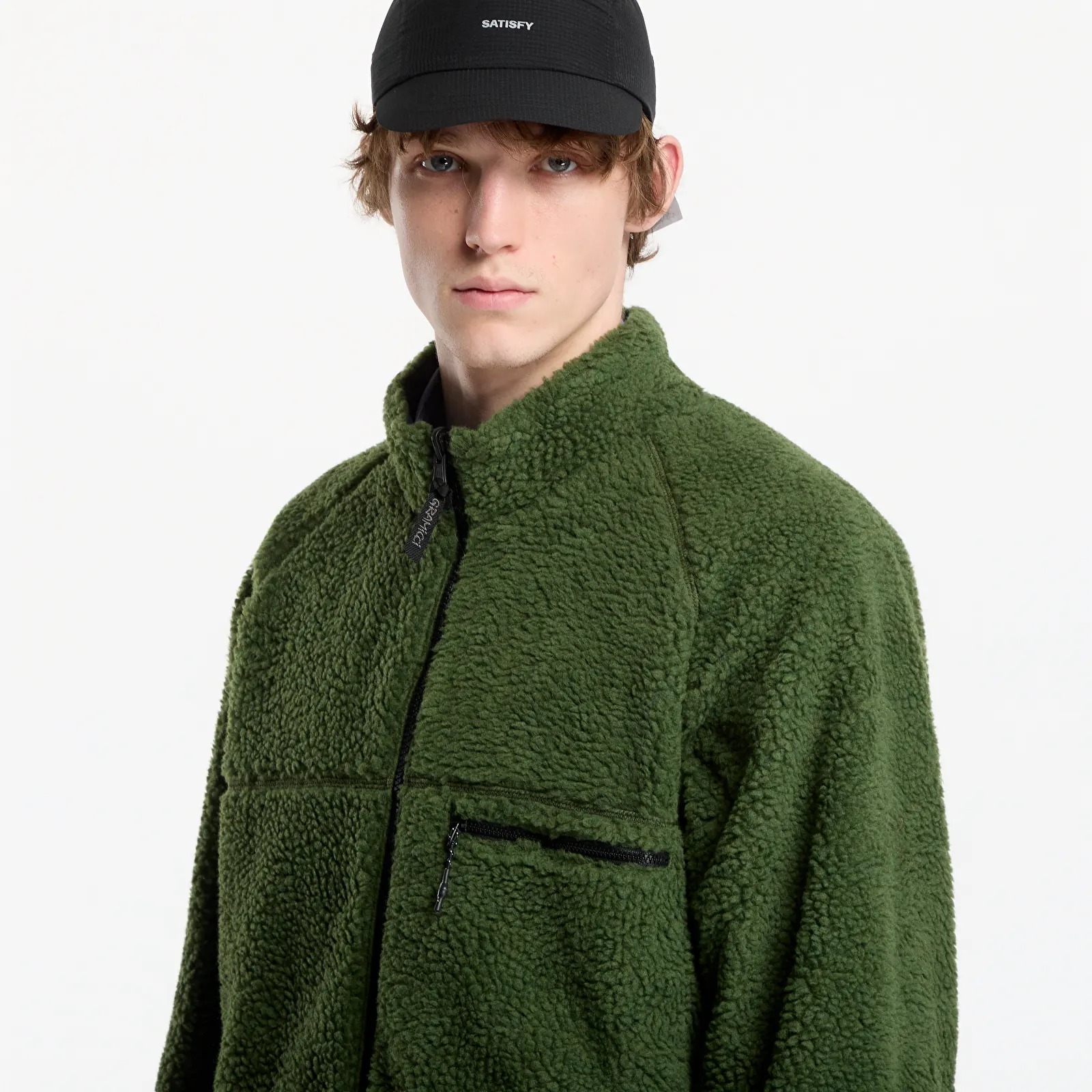 Чоловічі бомбери Gramicci Reversible Sherpa Jacket Olive/navy