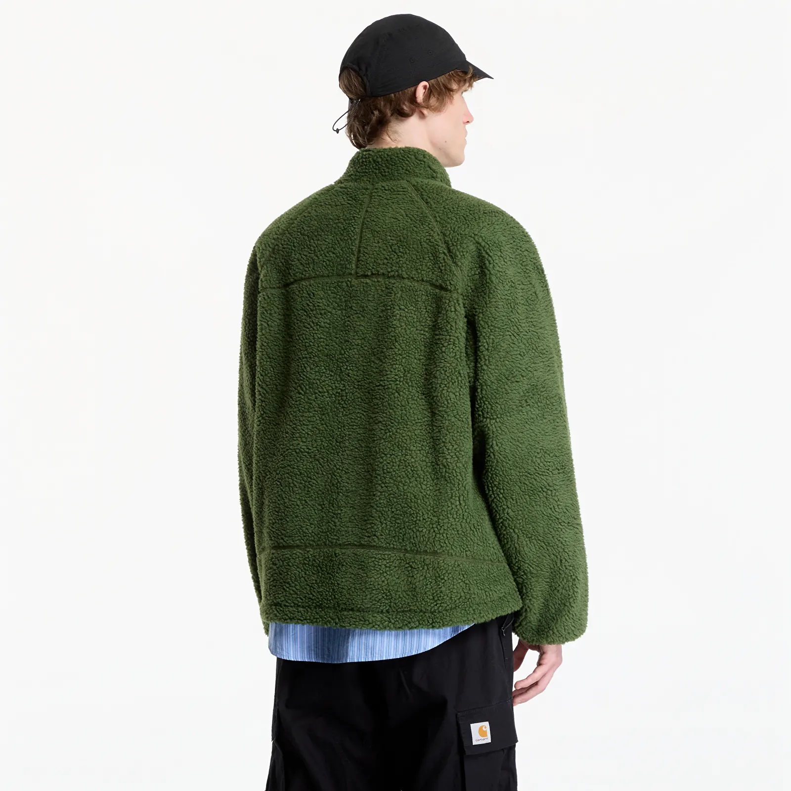 Чоловічі бомбери Gramicci Reversible Sherpa Jacket Olive/navy