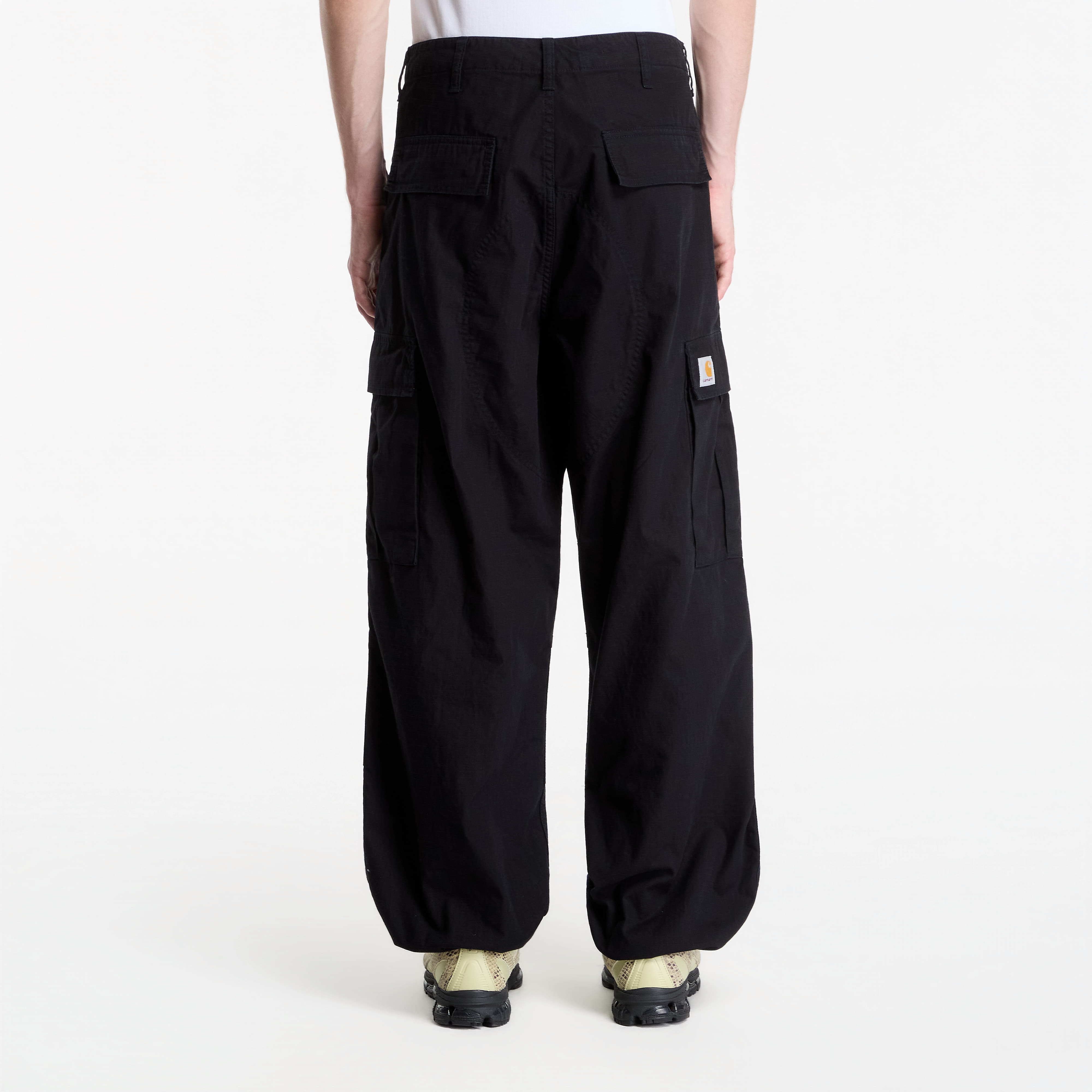 Панталони Carhartt WIP OG Cargo Pant Black Stone Washed 33
