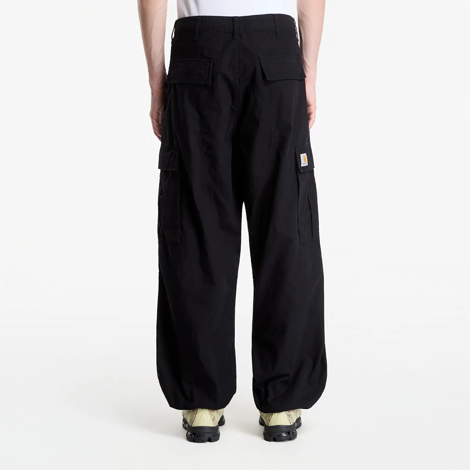 Meeste püksid Carhartt WIP OG Cargo Pant Black Stone Washed
