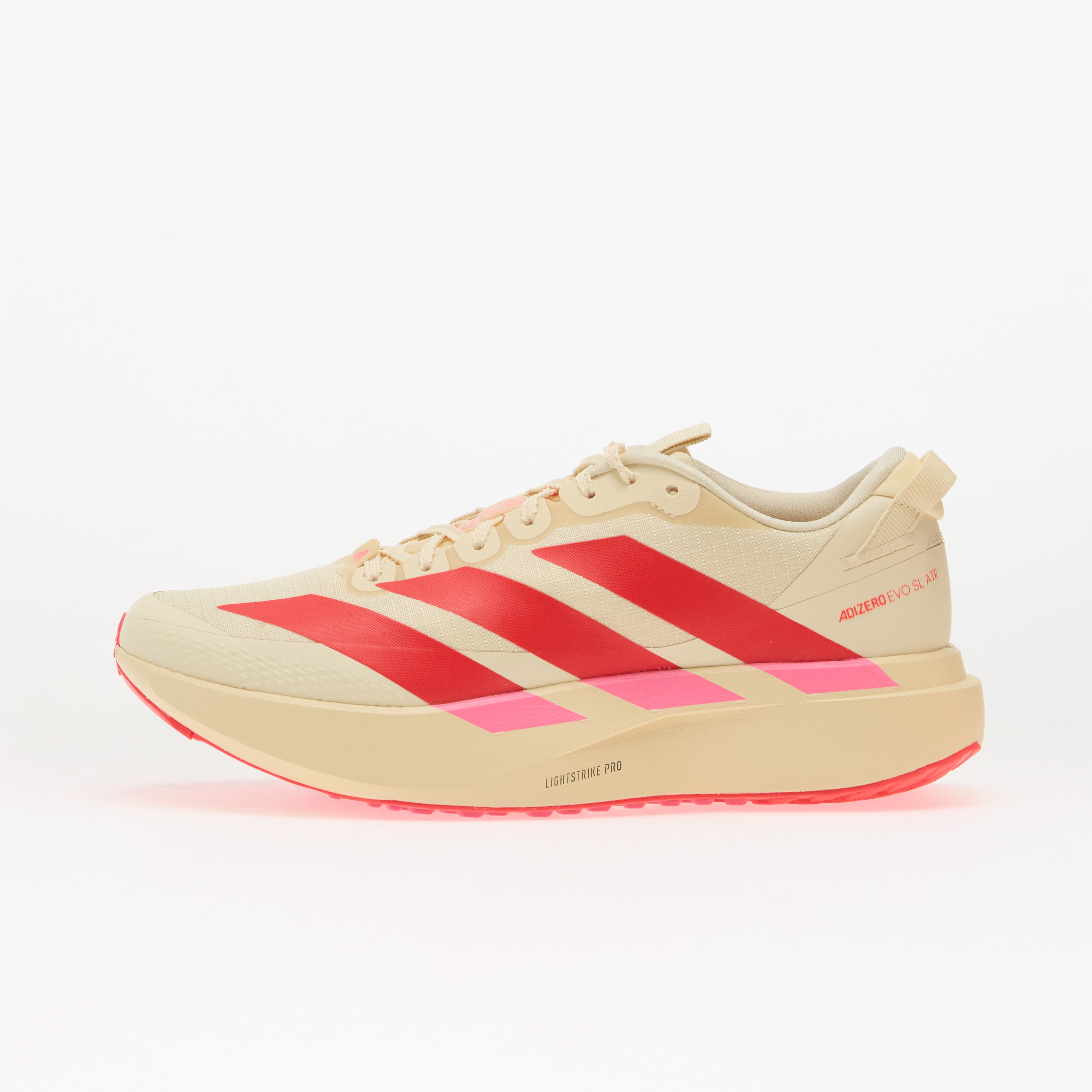 Сникърси adidas Adizero EVO SL ATR Warm Vanilla/ Lucid Red/ Lucid Pink EUR 41 1/3