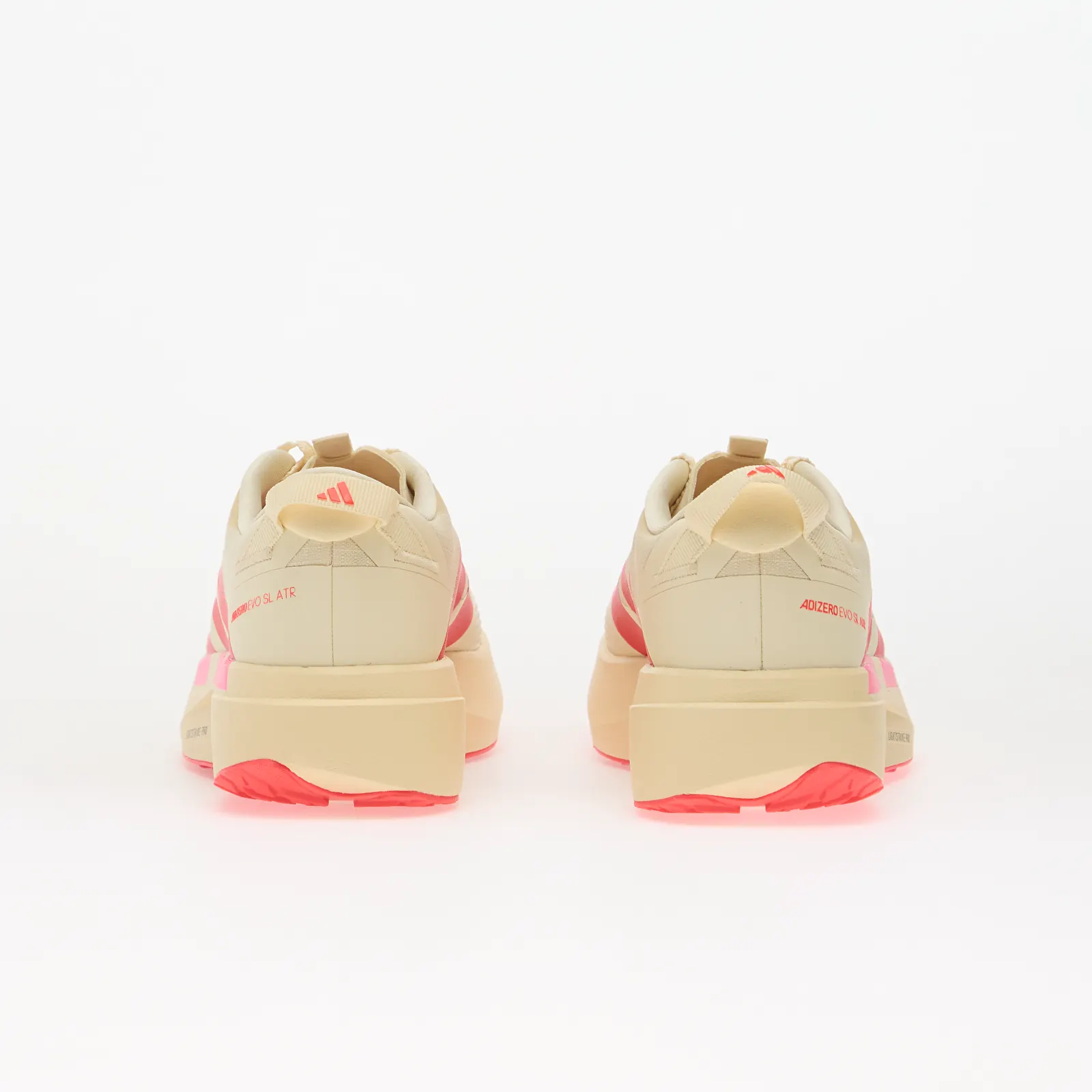 Women's sneakers and shoes adidas Adizero EVO SL ATR Warm Vanilla/ Lucid Red/ Lucid Pink