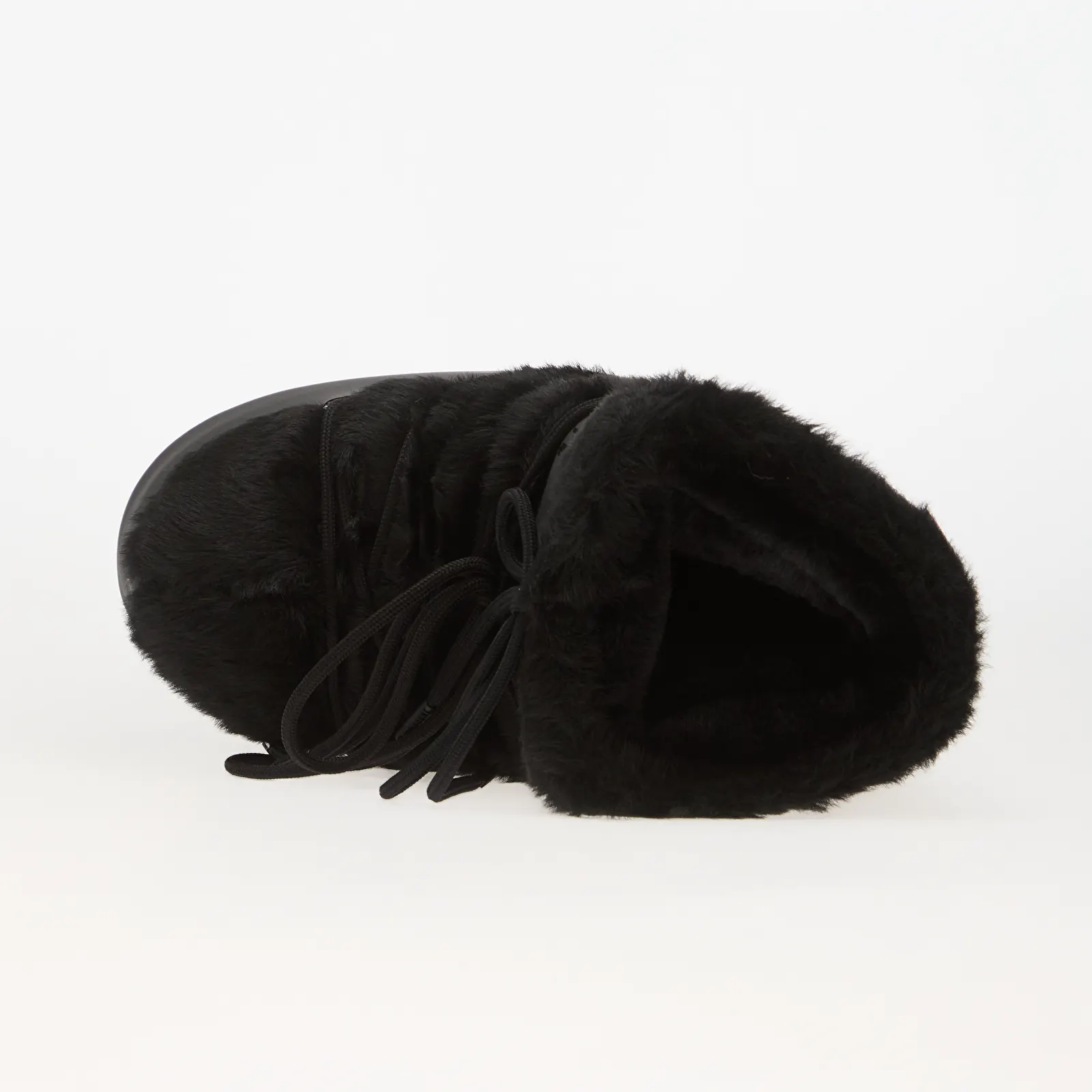 Bottes homme Moon Boot Icon Low Faux Fur Black