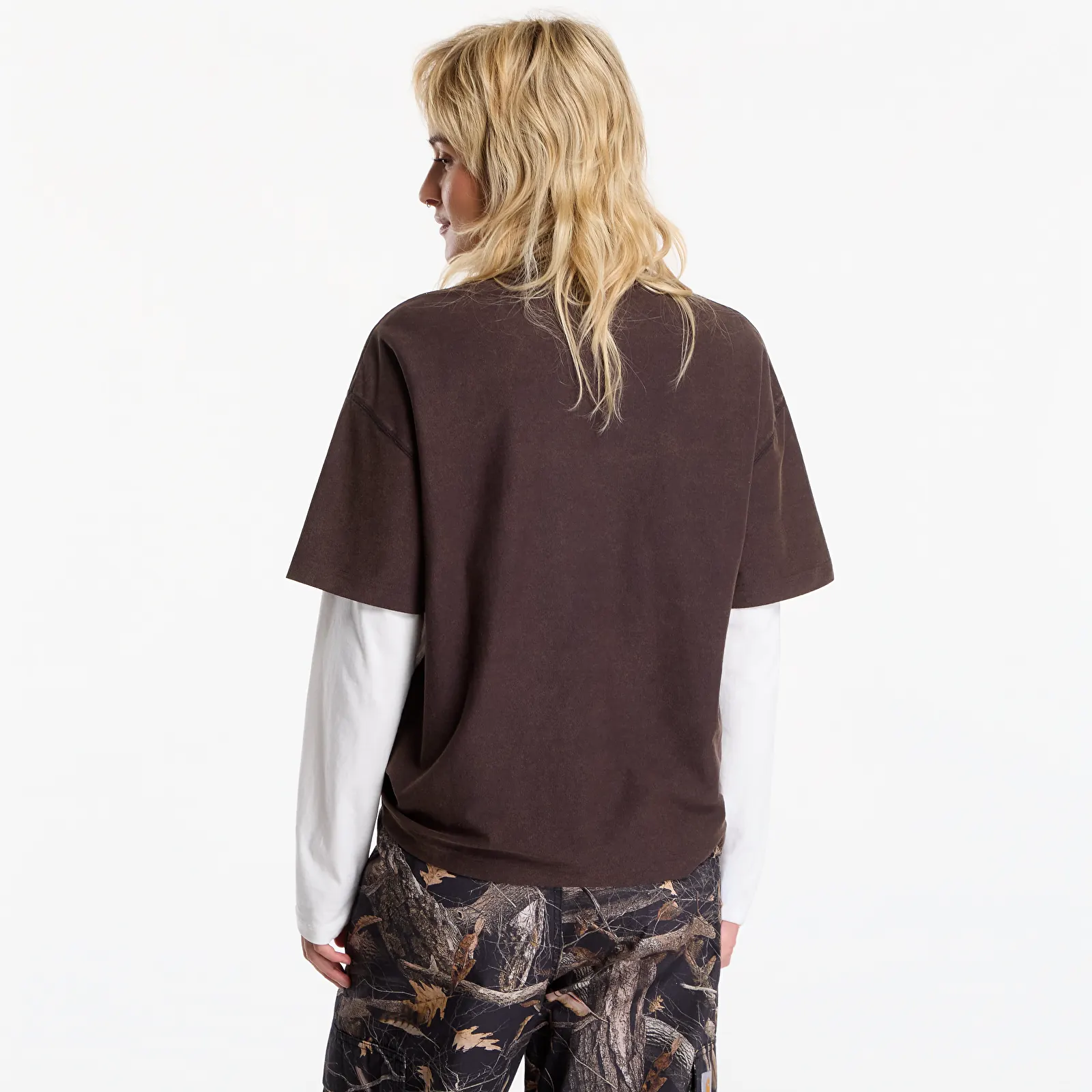 T-Shirts Männer Carhartt WIP S/S Lambert T-Shirt UNISEX Tobacco Moon Wash