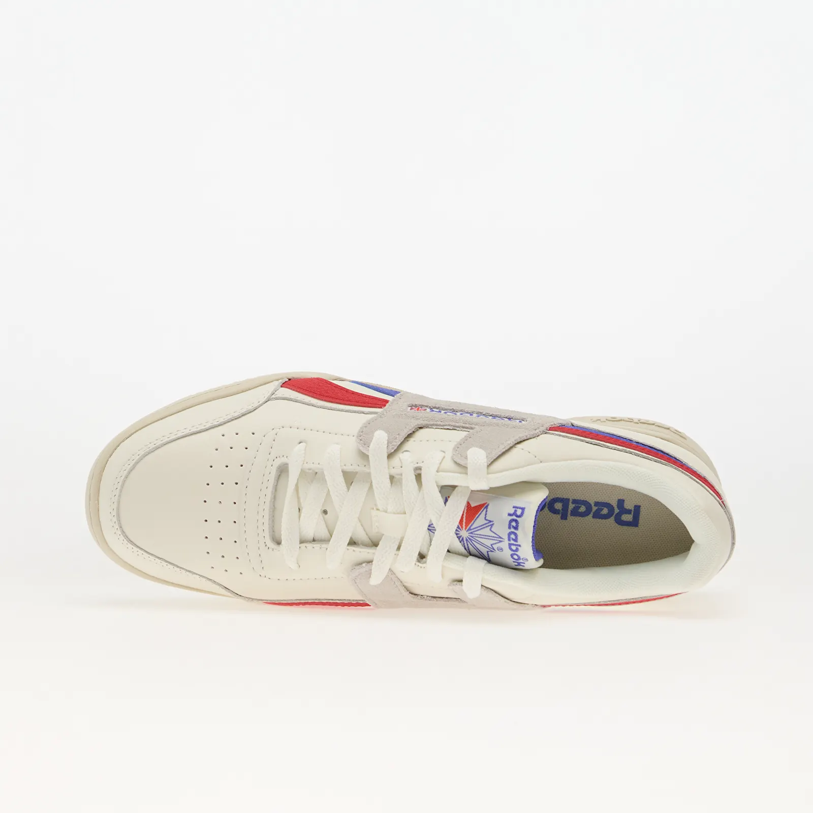 Pánske tenisky Reebok Workout Plus Chalk/ Breakout Blue/ Vector Red