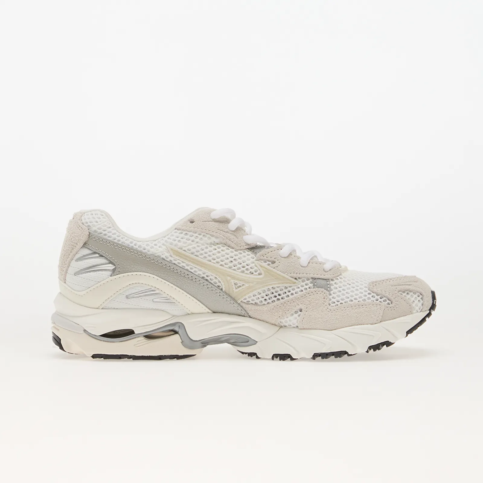 Мужские кроссовки Mizuno Wave Rider 10 Suede GF White/ Snow White/ Harbor Mist