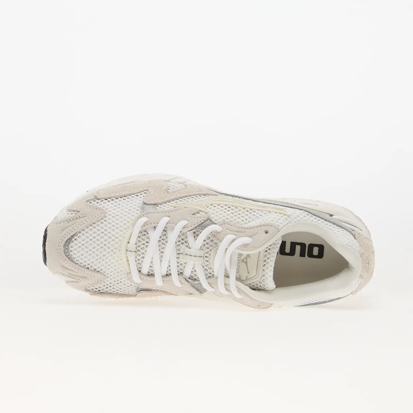 Мужские кроссовки Mizuno Wave Rider 10 Suede GF White/ Snow White/ Harbor Mist