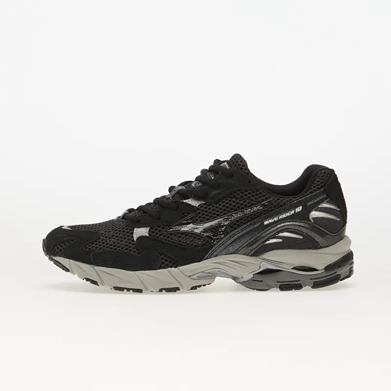 Mizuno Wave Rider 10 Suede Black Sand/ Black/ Harbor Mist