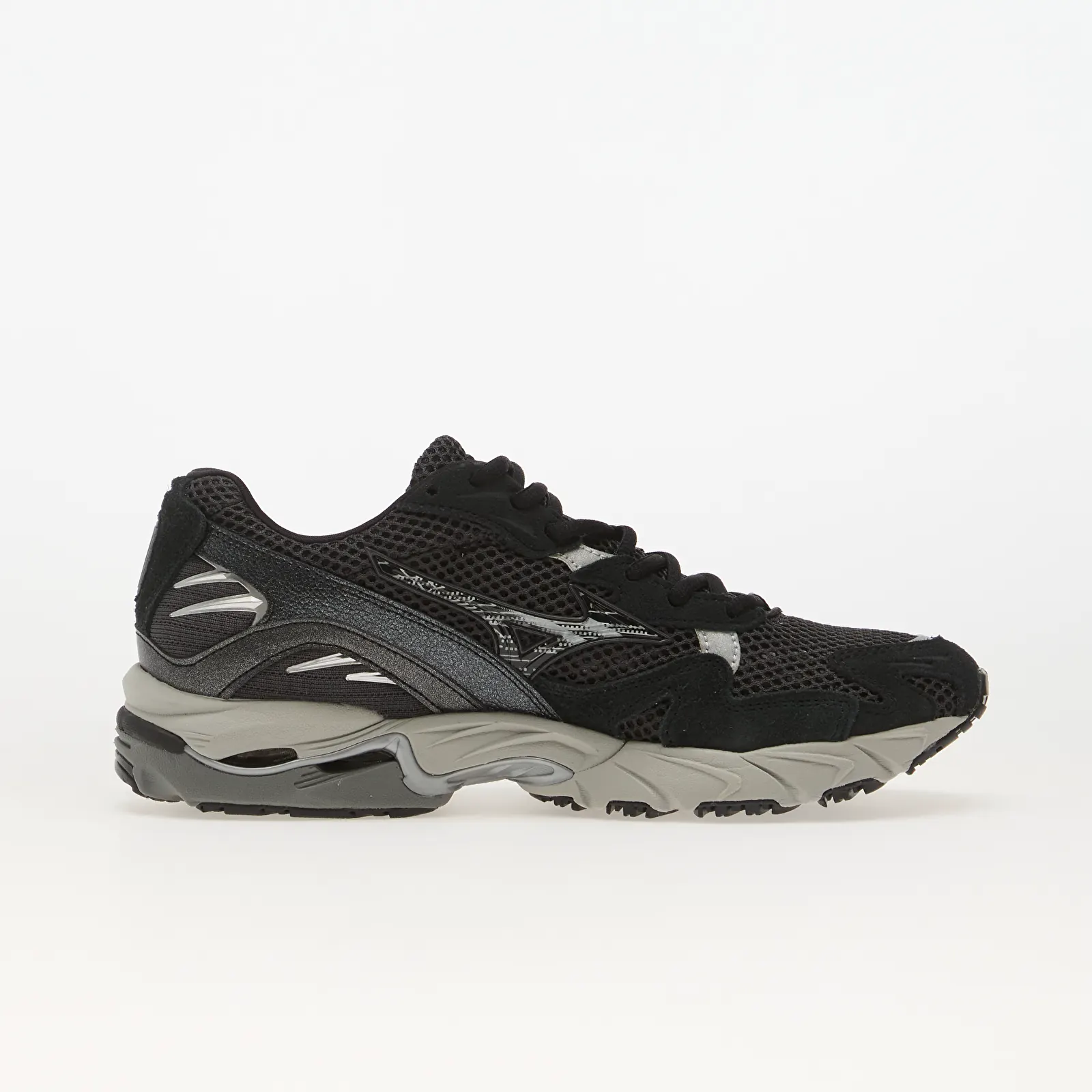 Sportschuhe für Männer Mizuno Wave Rider 10 Suede Black Sand/ Black/ Harbor Mist
