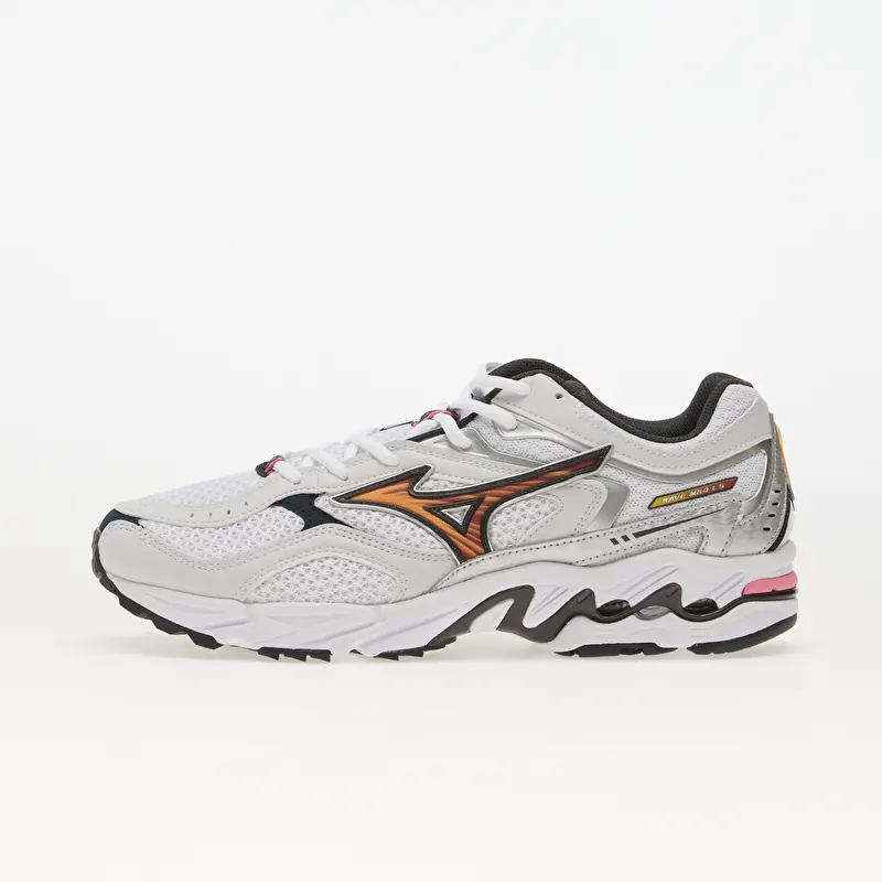 Mizuno Wave Mustang LS OG White/ Artisan's Gold/ Galaxy Silver