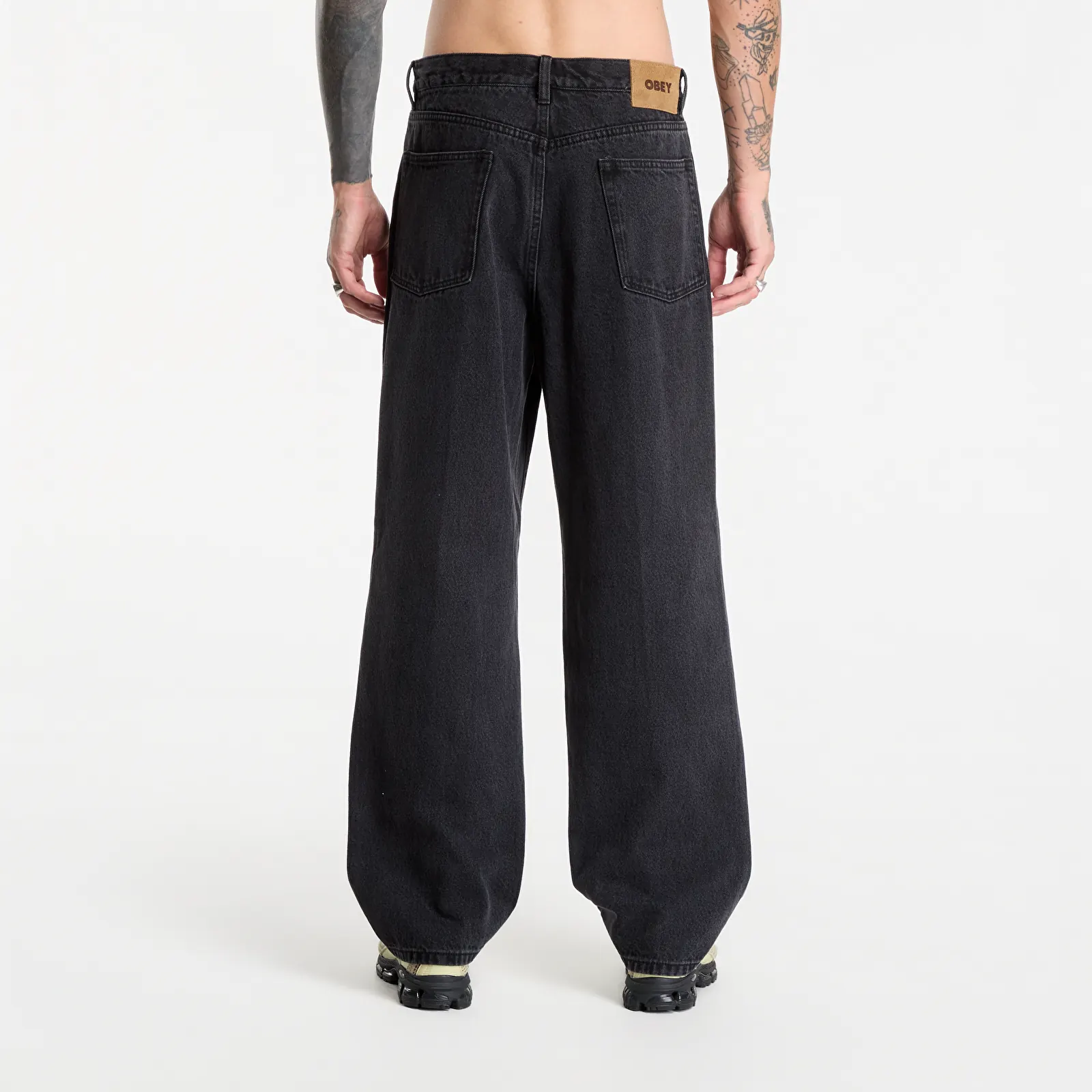 Ανδρικά jeans Obey Classic Baggy Denim Faded Black