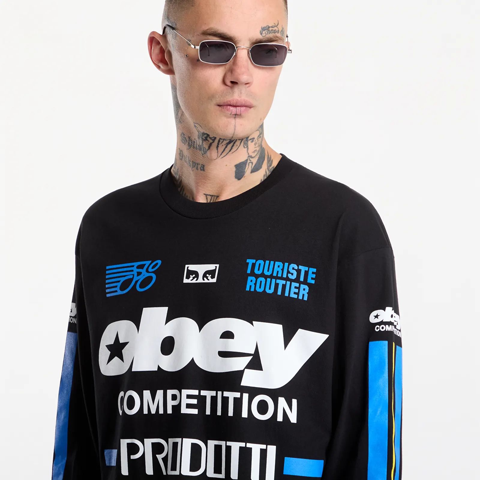 T-Shirts Männer Obey Competition Black
