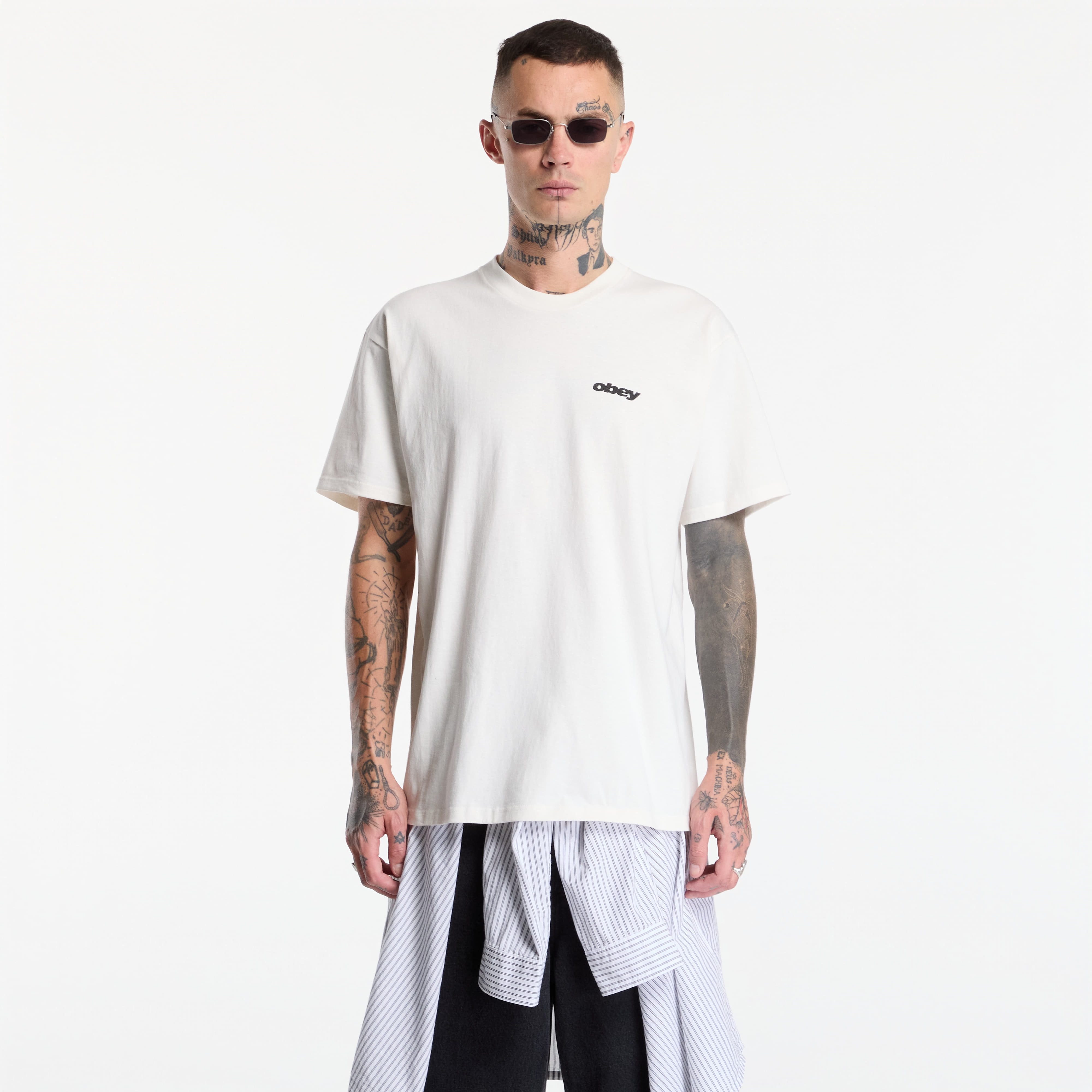 Тениска Obey Stronger Together Vintage White L