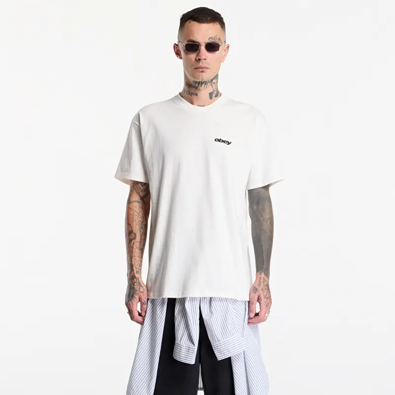 Tricou Obey Stronger Together Vintage White