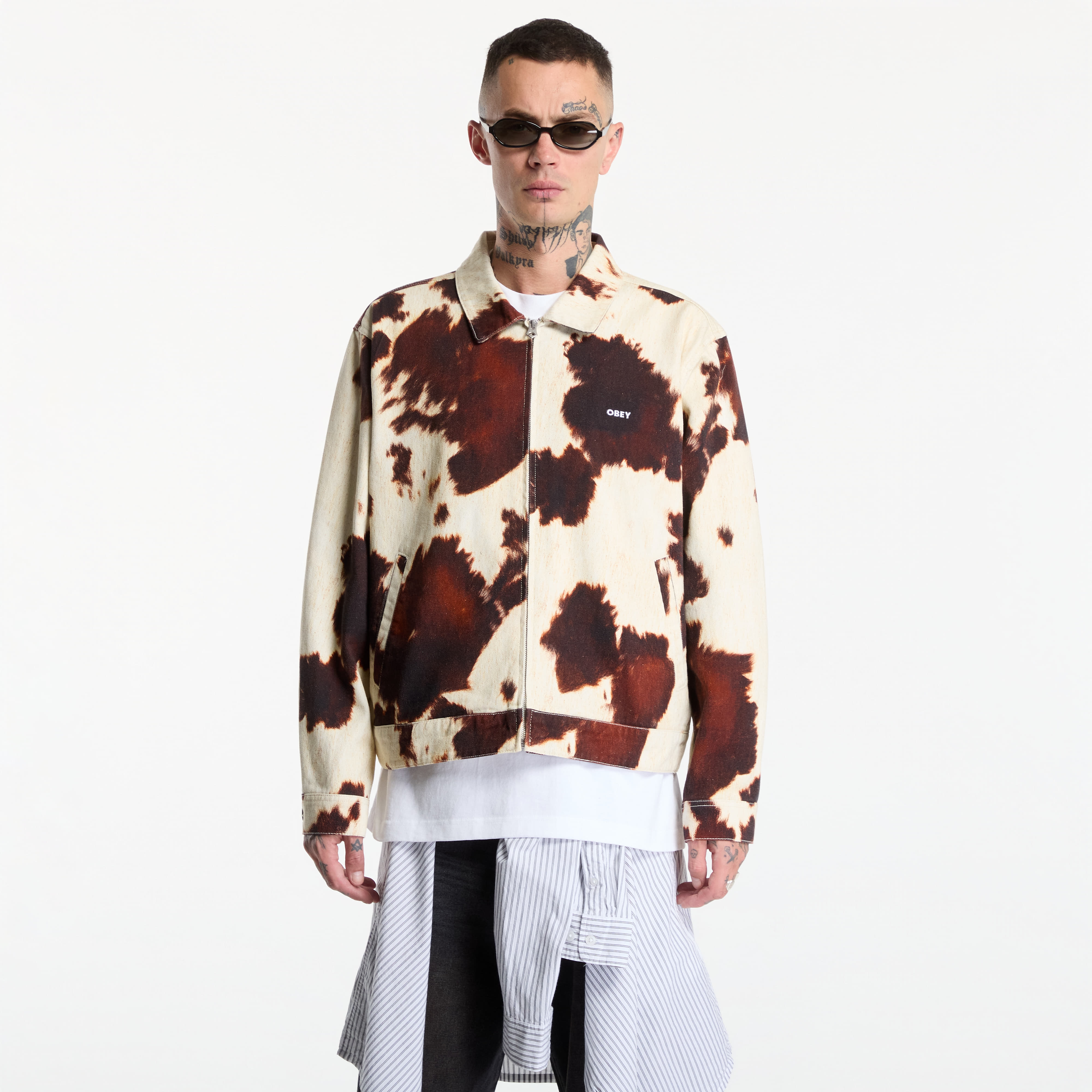 Яке Obey Workshop Jacket Cow Print M