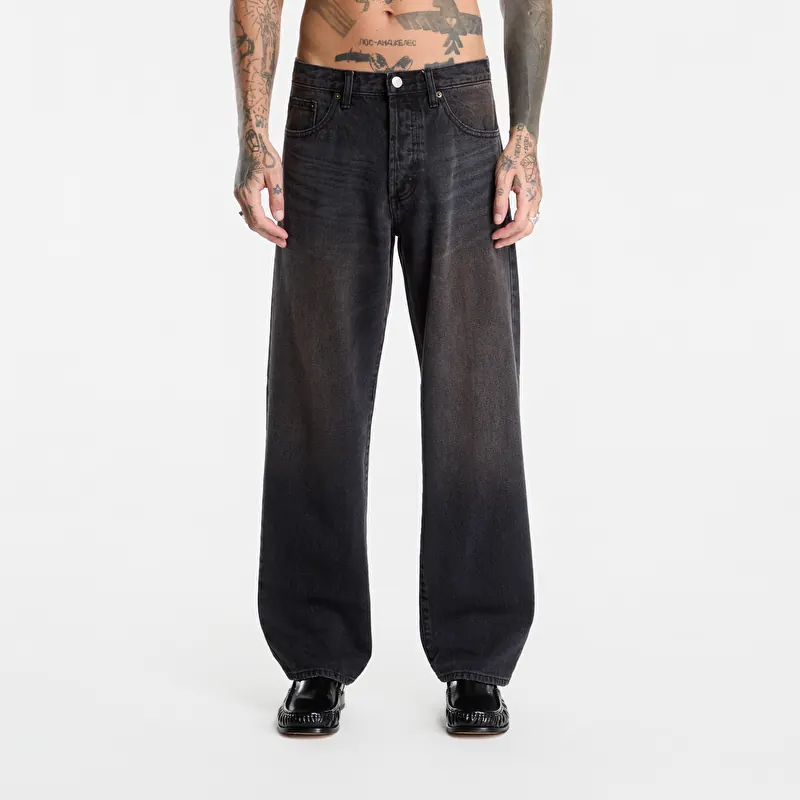 Teksad Obey Boxcar Straight Leg Denim Oxidized Black