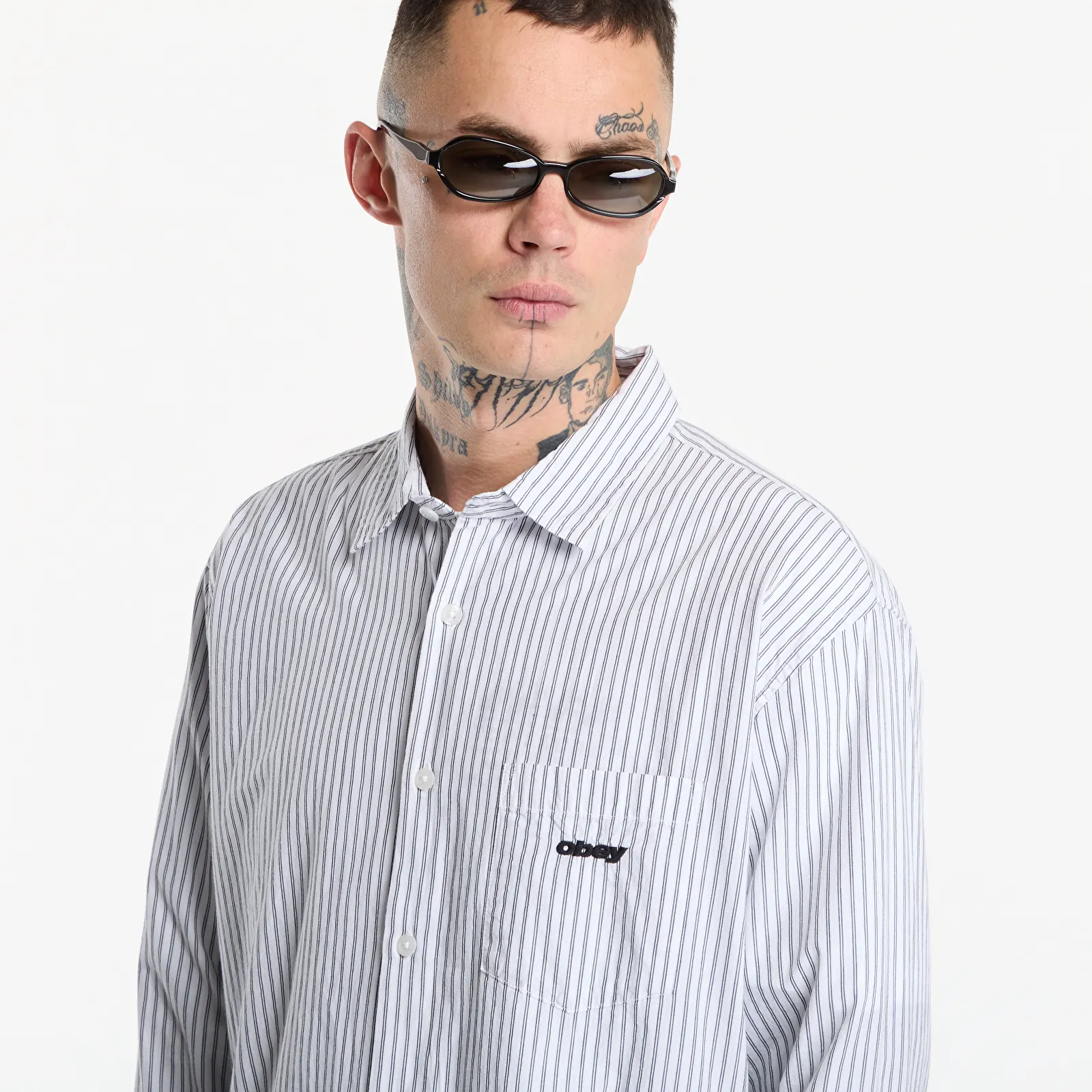 Men's shirts Obey William Woven White Multi