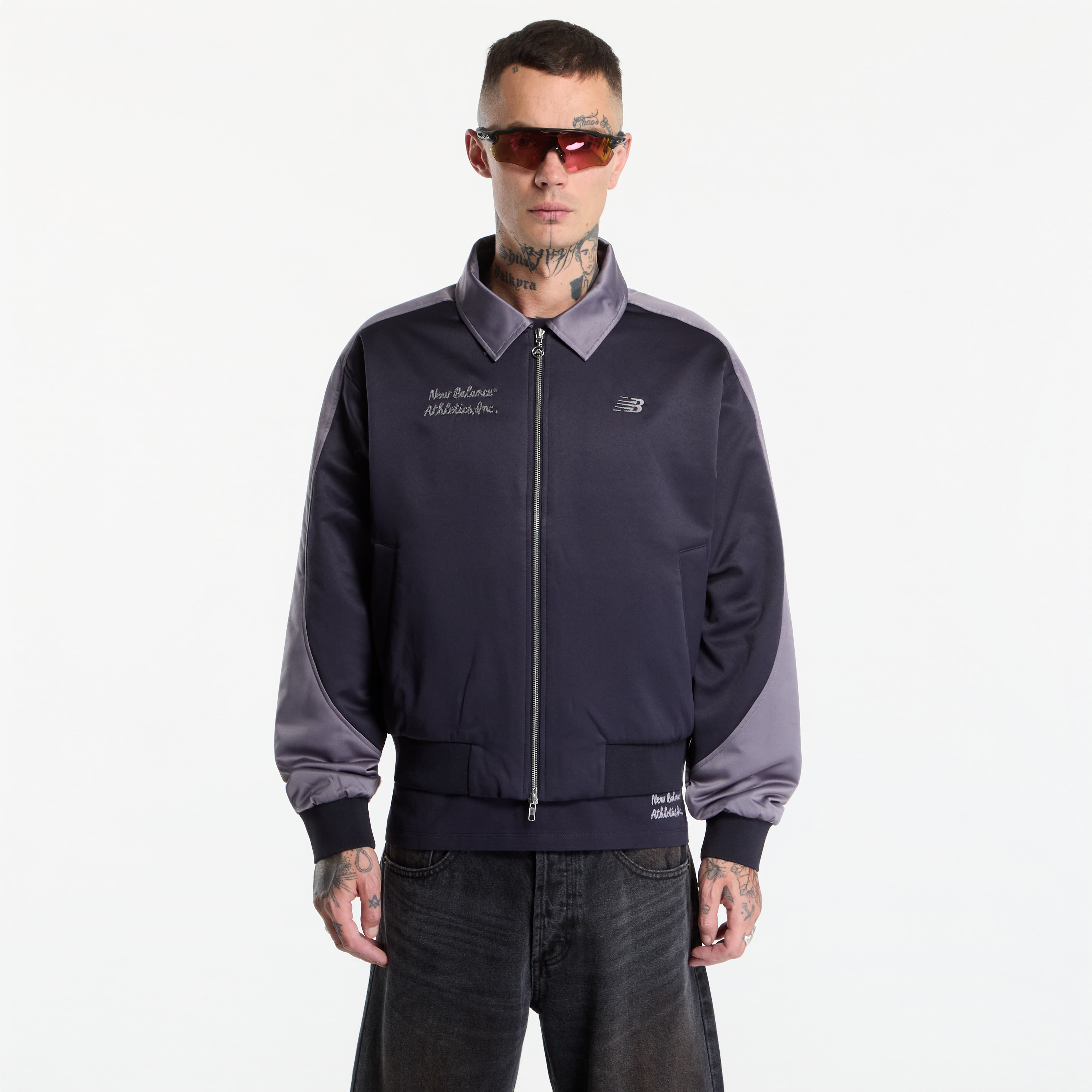 Яке New Balance Sport Legacy Stadium Jacket Dark Night/ Neptune Grey Pfp XL