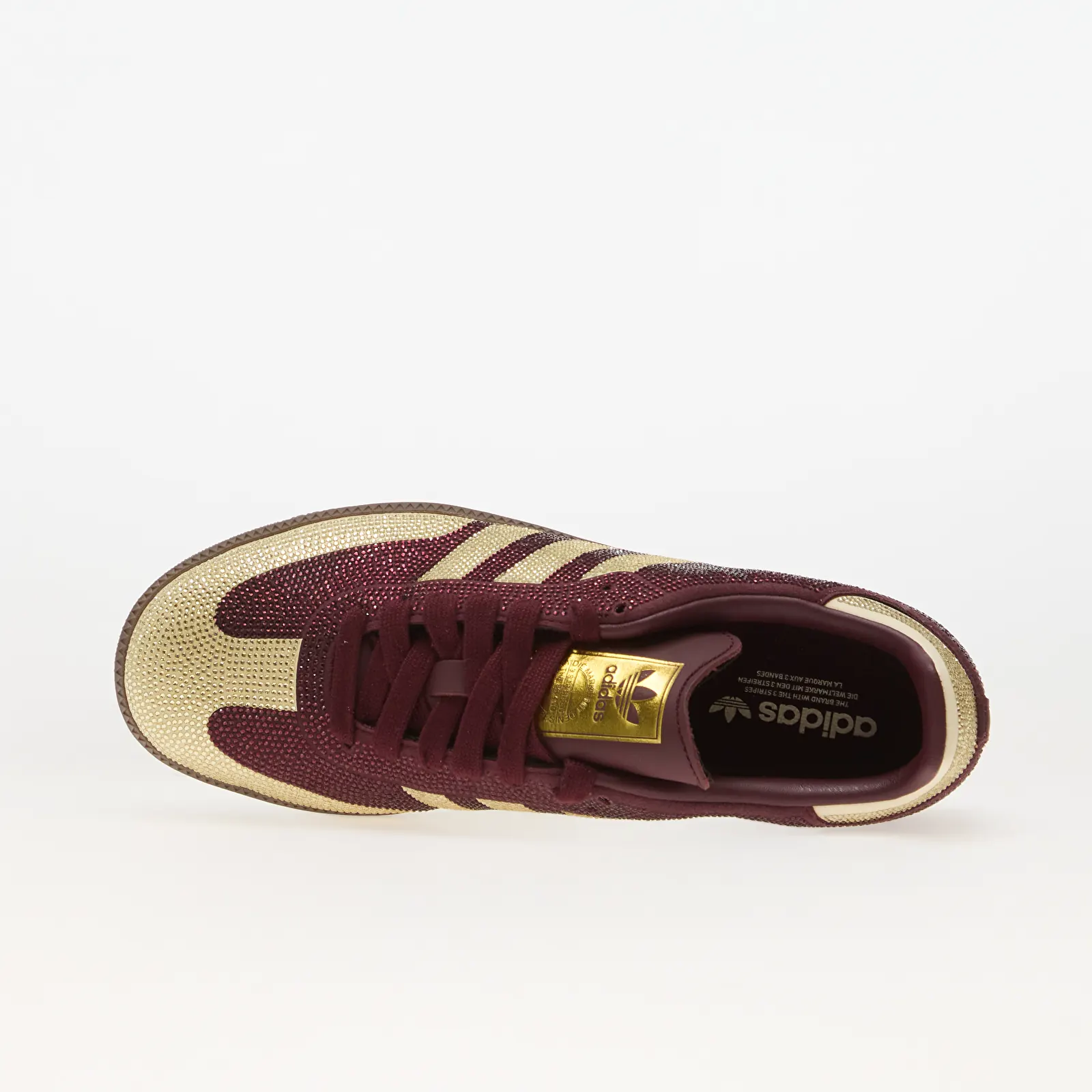 Zapatillas de deporte para mujer adidas Samba OG Maroon/ Warm Vanilla/ Gum5