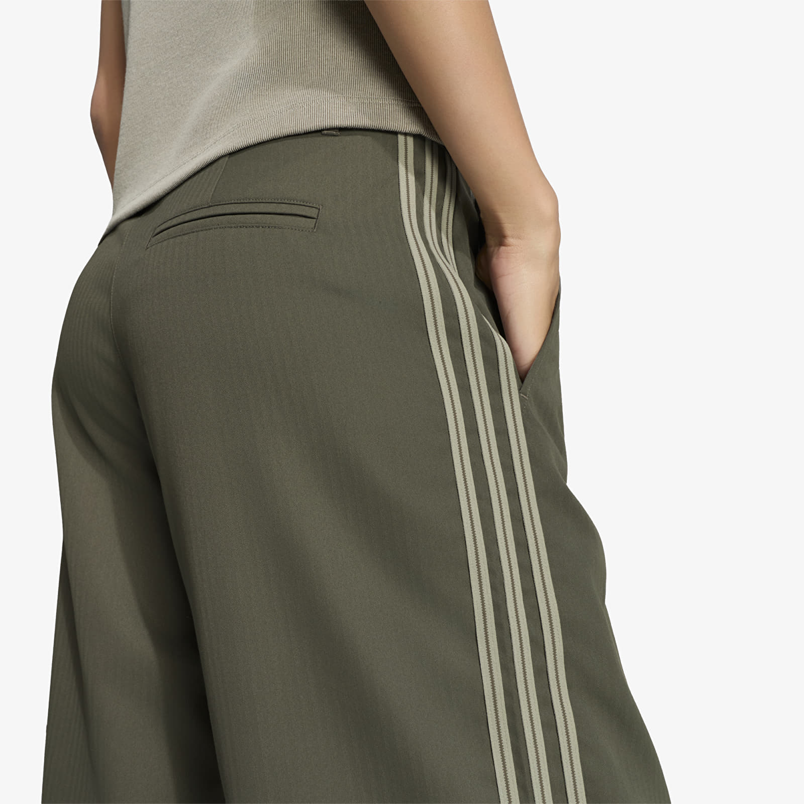 Дамски панталон adidas Firebird Track Pant Branch/ Silver Pebble