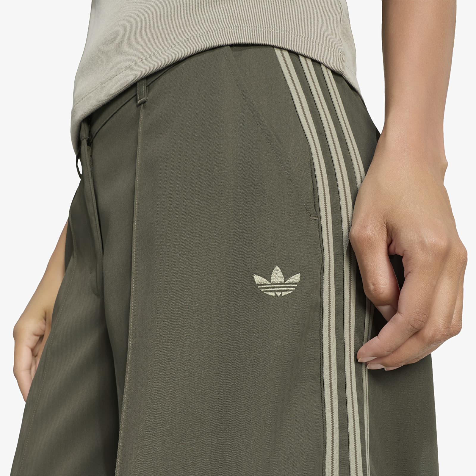 Дамски панталон adidas Firebird Track Pant Branch/ Silver Pebble