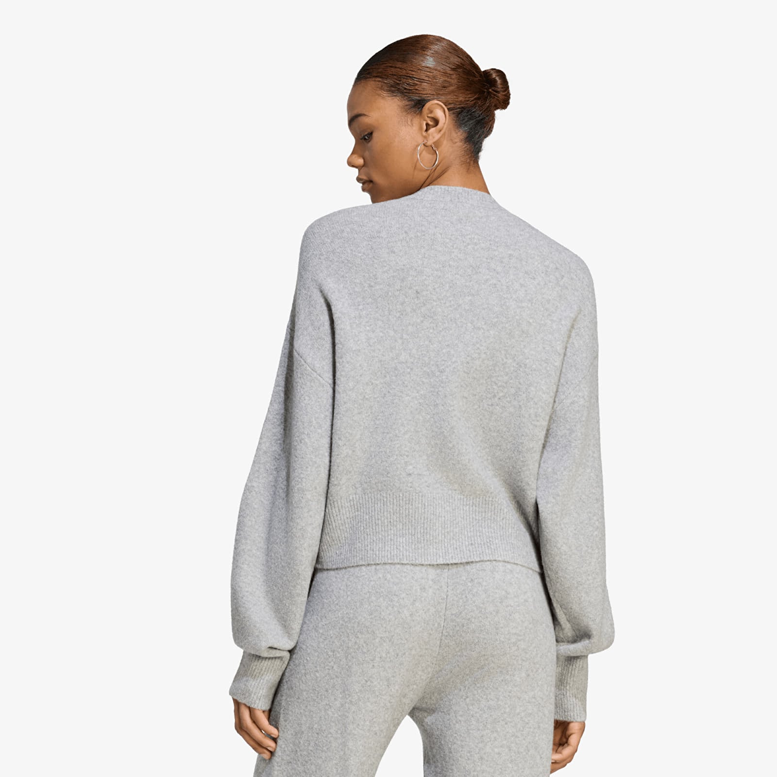 Γυναικείες ζακέτες adidas Essentials Knit Cardigan Medium Grey Heather