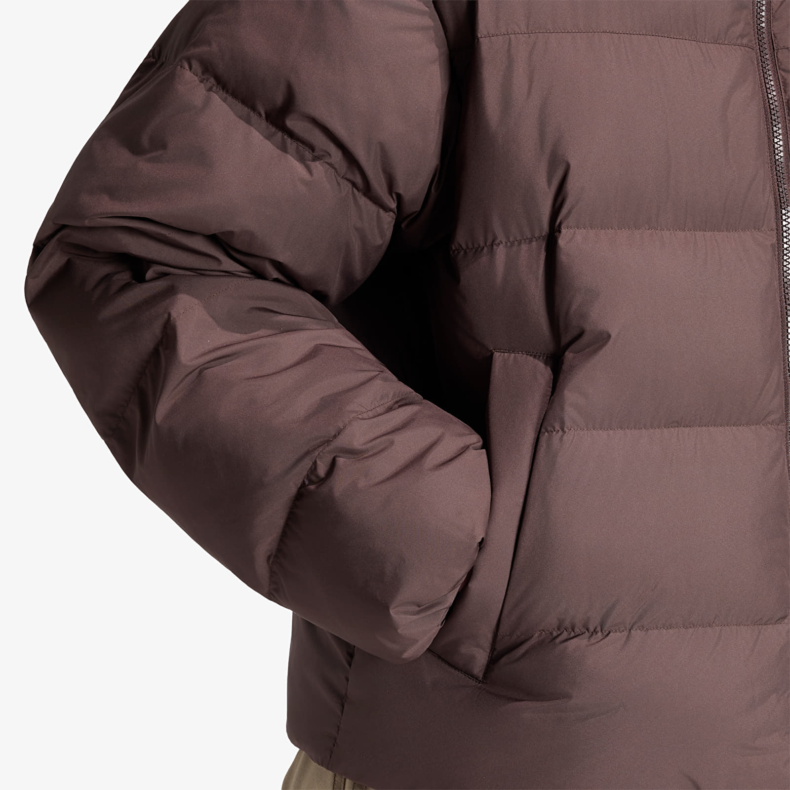 Jakker for menn adidas Stand Collar Regen Jacket Aurora Coffee