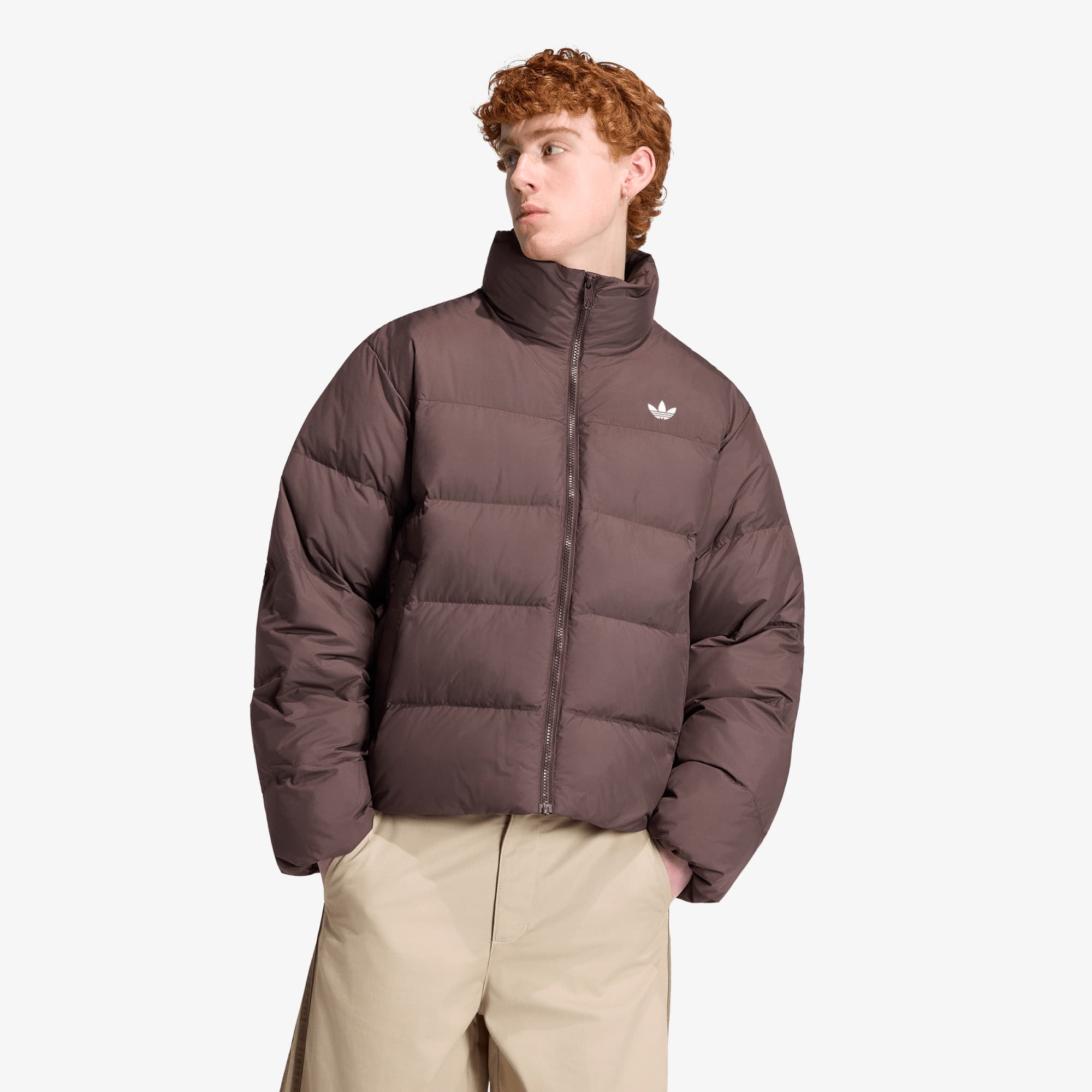 Яке adidas Stand Collar Regen Jacket Aurora Coffee XL