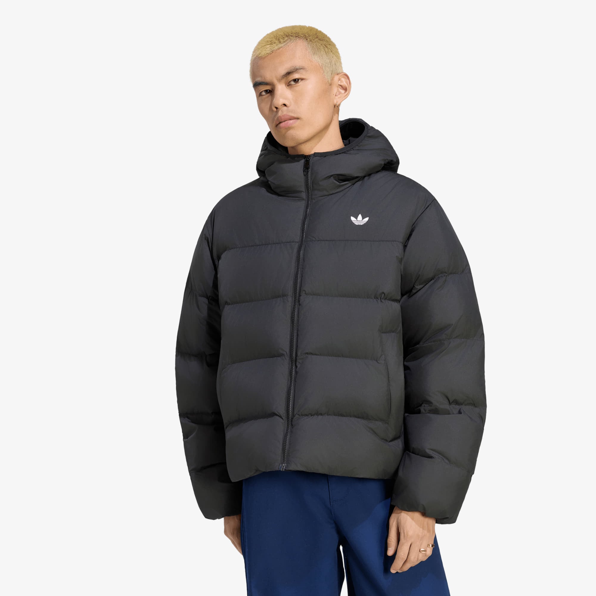 Bunda adidas Hooded Regen Jacket Black S
