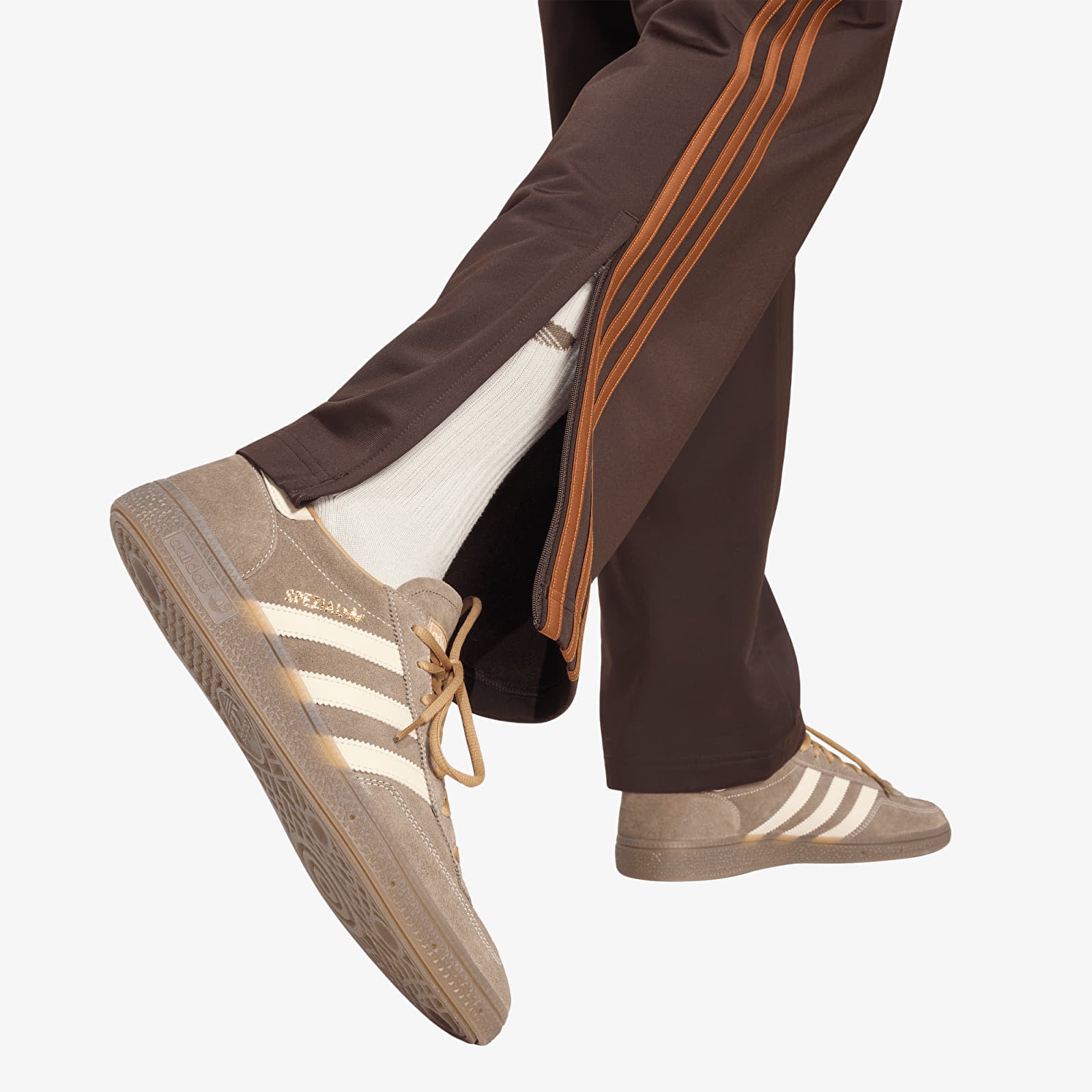 Dressid adidas Firebird Track Pants Aurora Coffee/ Dusky Bronze
