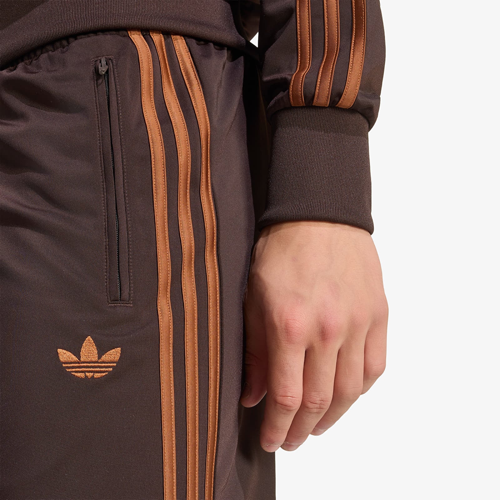 Dressid adidas Firebird Track Pants Aurora Coffee/ Dusky Bronze
