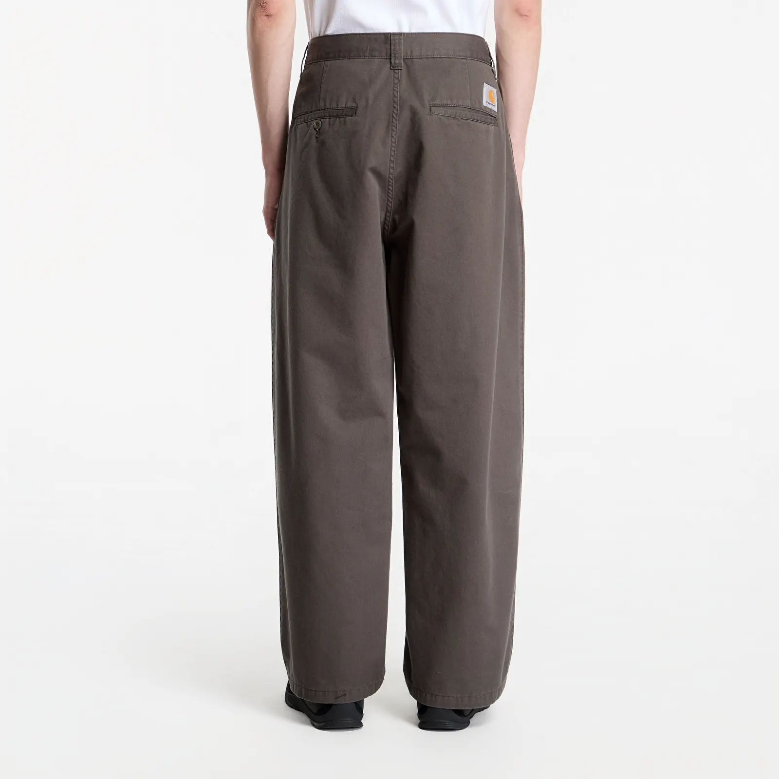 Pantalons homme Carhartt WIP Brady Pant UNISEX Shungite Stone Washed