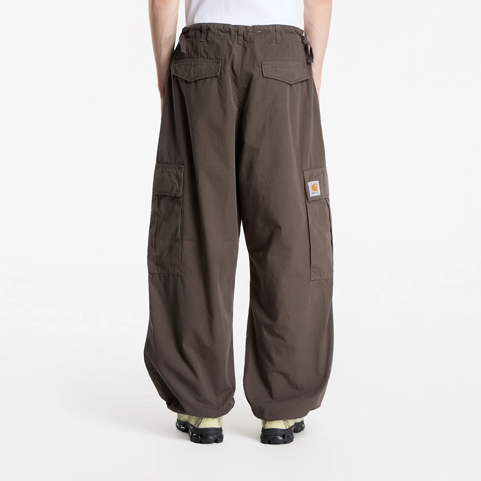 Muške hlače Carhartt WIP Osborn Cargo Pant UNISEX Shungite Garment Dyed
