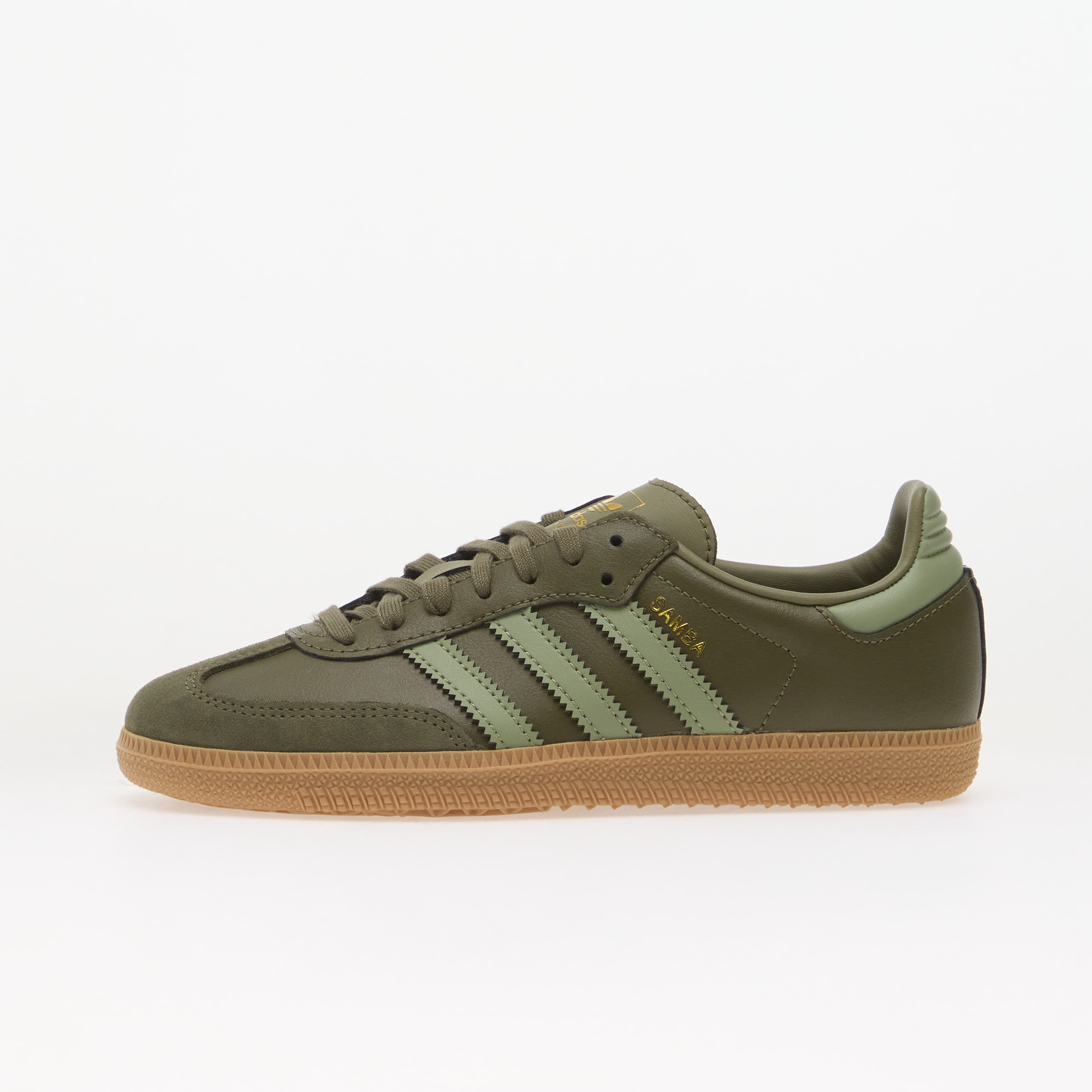 Сникърси adidas Samba OG Olive Strata/ Tent Green/ Gum EUR 35 1/3