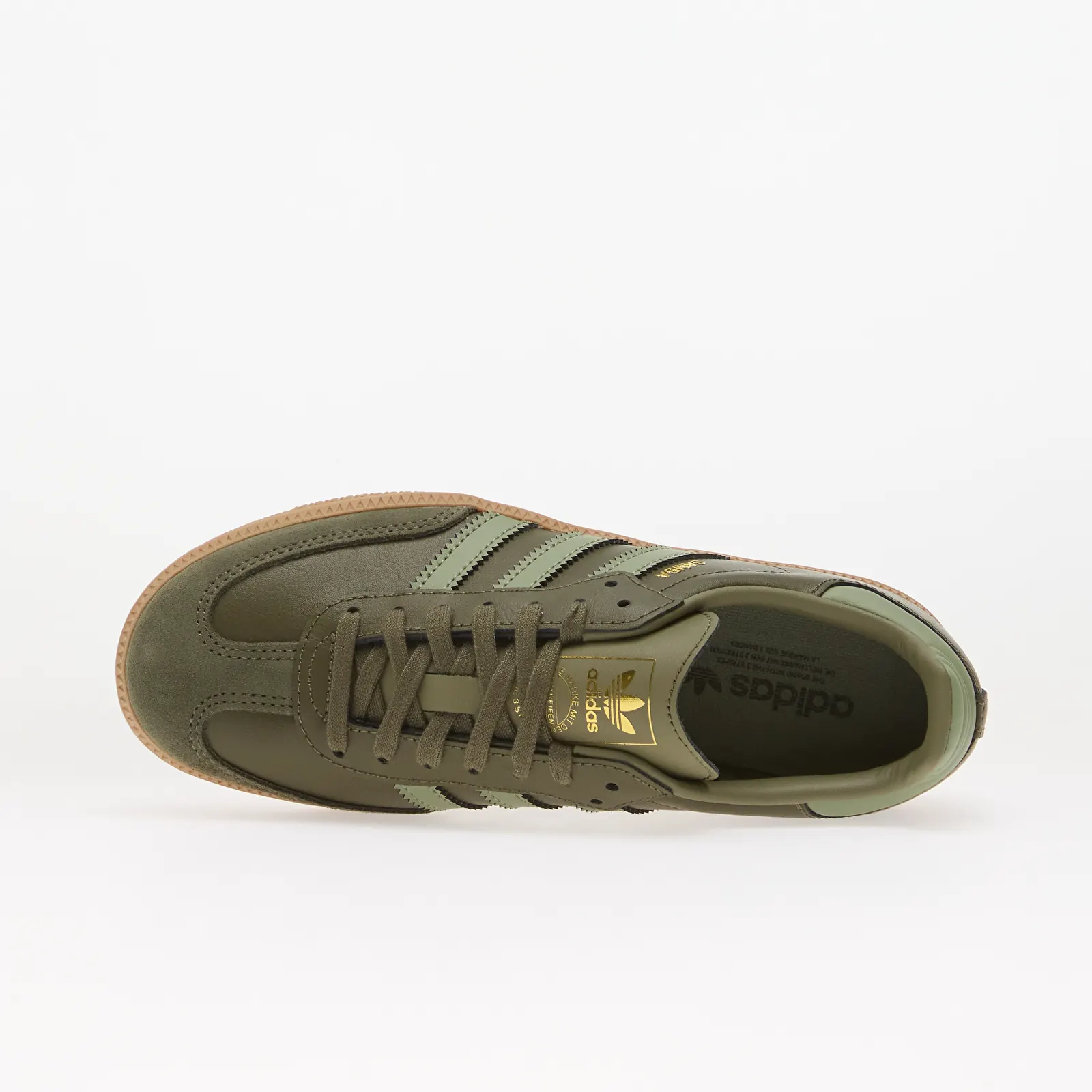 Miesten lenkkarit adidas Samba OG Olive Strata/ Tent Green/ Gum